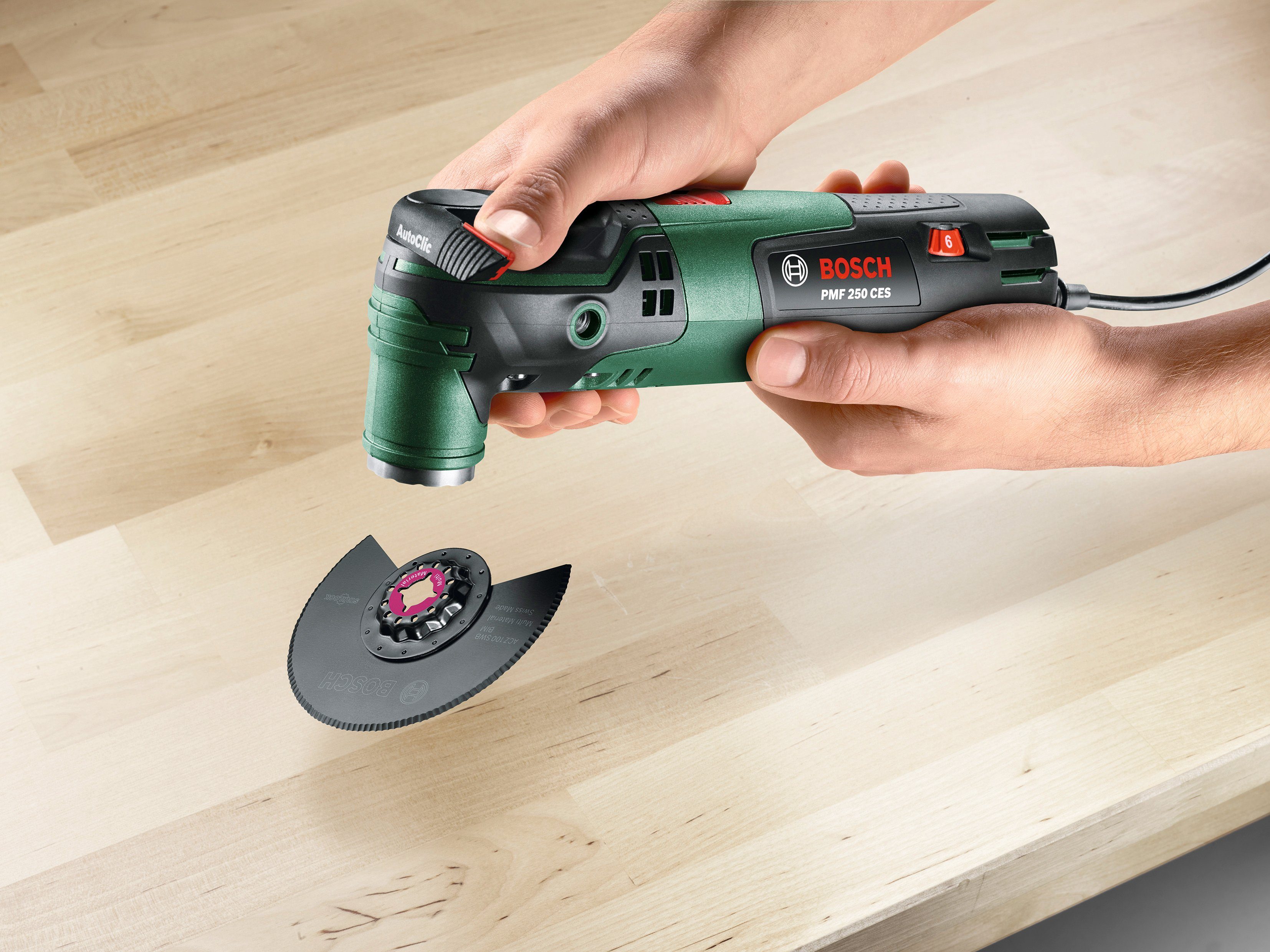 Bosch Home & Garden Elektro-Multifunktionswerkzeug PMF 250 CES, 250 W, Set, 250 W
