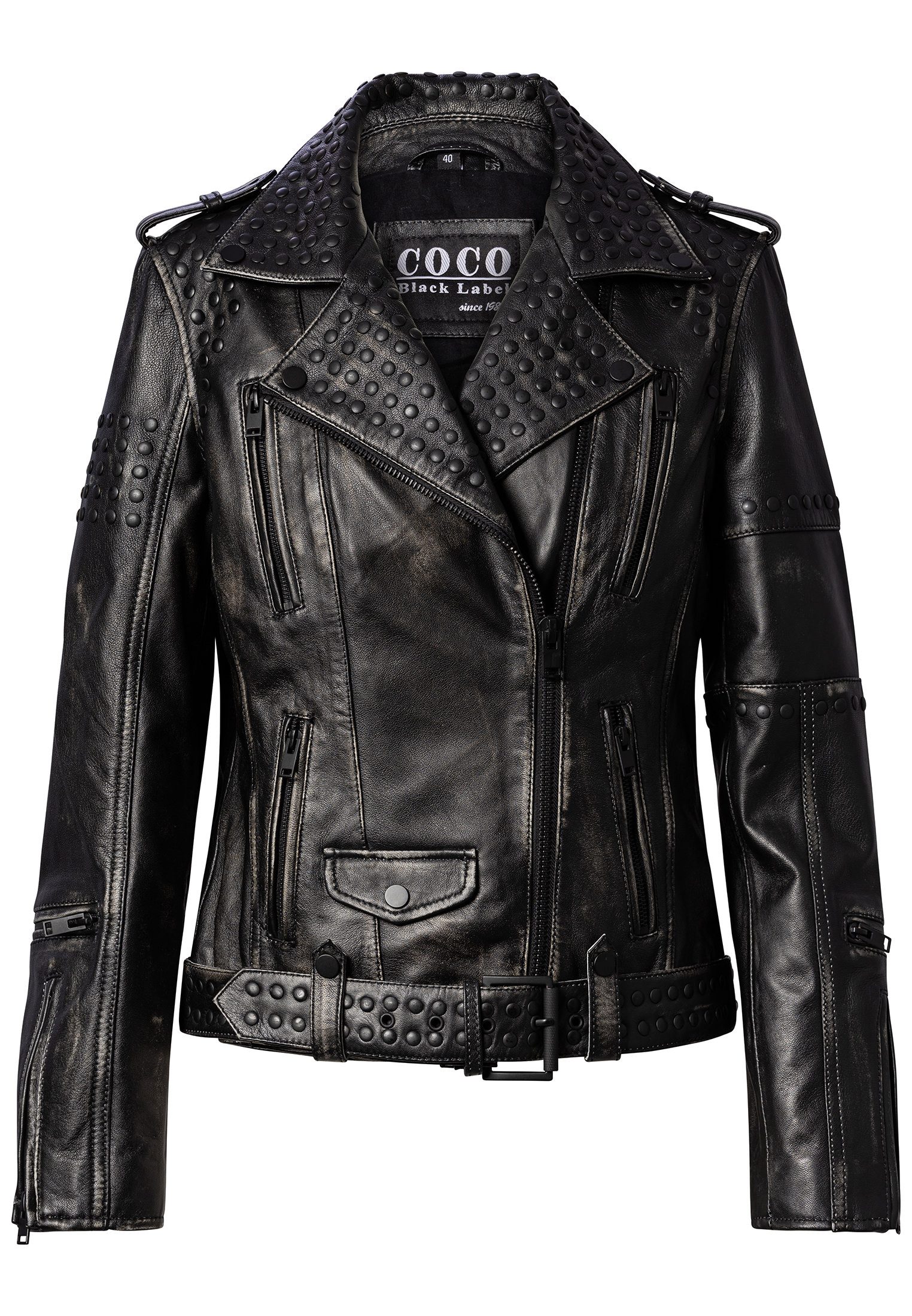 CBL Lederjacke MQ-45107 mit reißverschlusstaschen günstig online kaufen