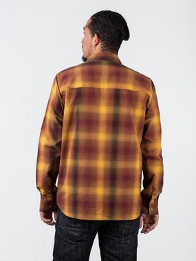 WOOD WOOD Langarmhemd Wood Wood Avenir Gradient Flannel Overshirt