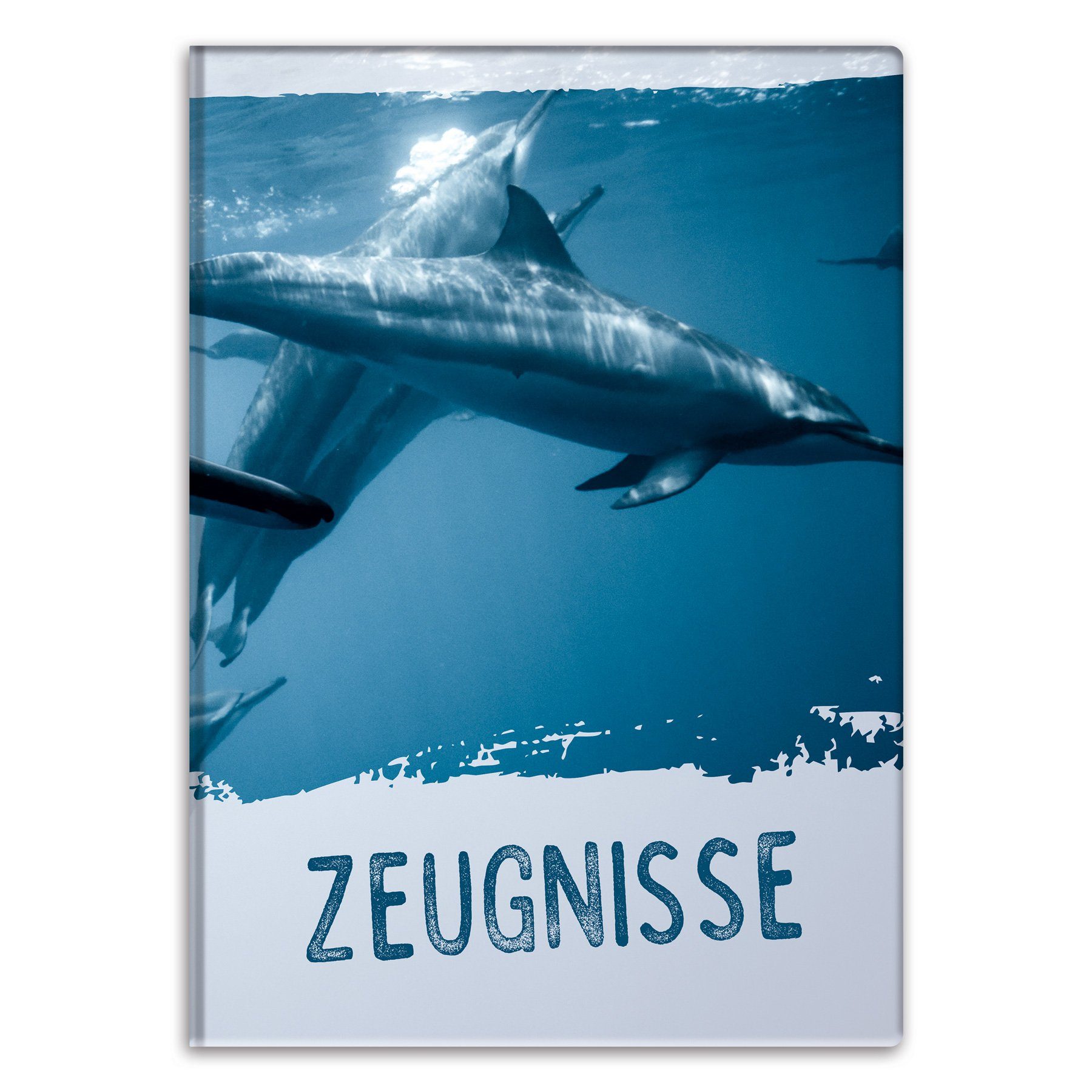 Organisationsmappe itenga Zeugnismappe Motiv Delfin DIN A4