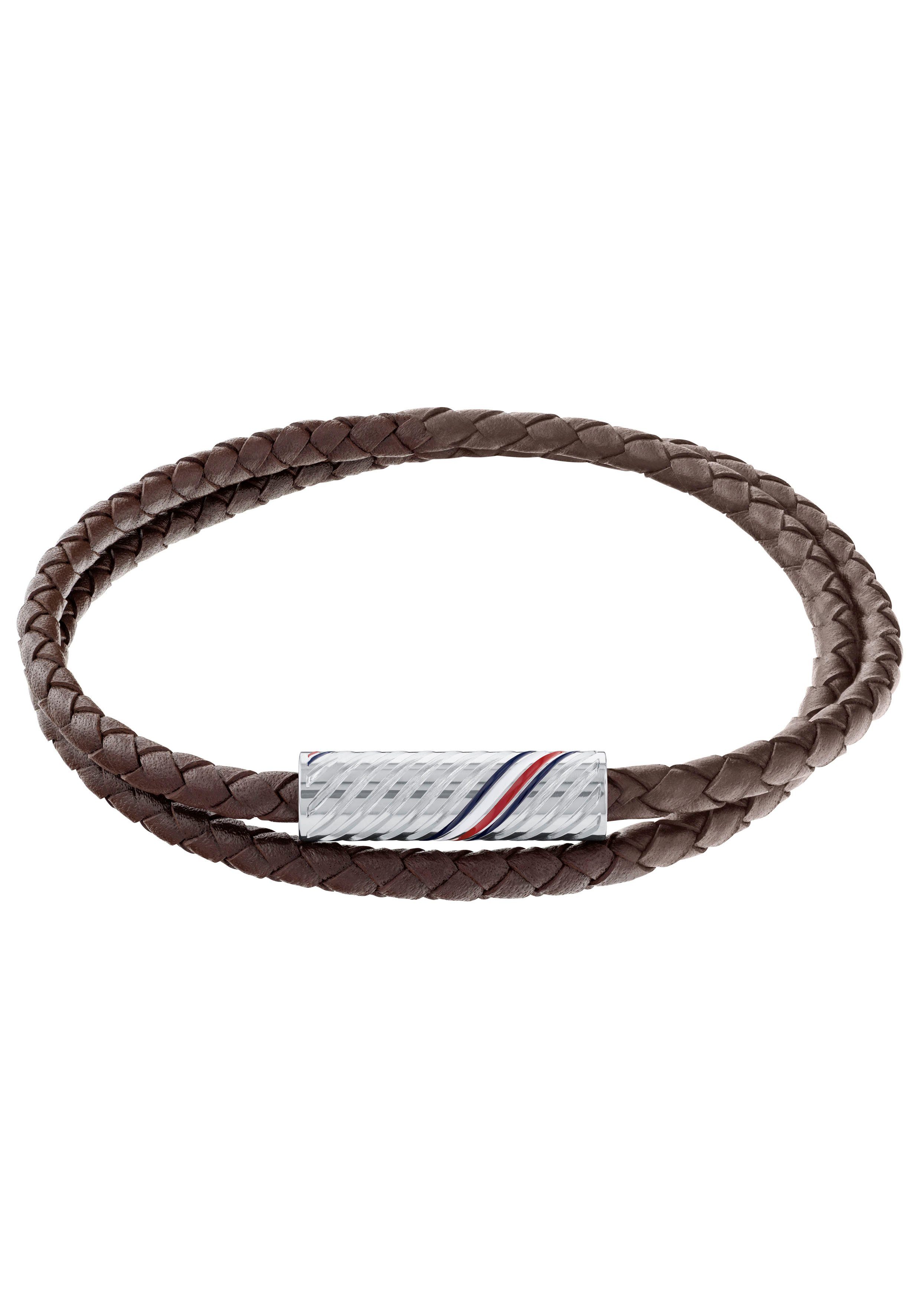 Tommy Hilfiger Tommy Edelstahl Original in Armschmuck Tommy Geliefert Armband Schmuck Verpackung Lederarmband, Sneaker, Hoodie, Hilfiger Shirt, Jeans, Jeans!, zu