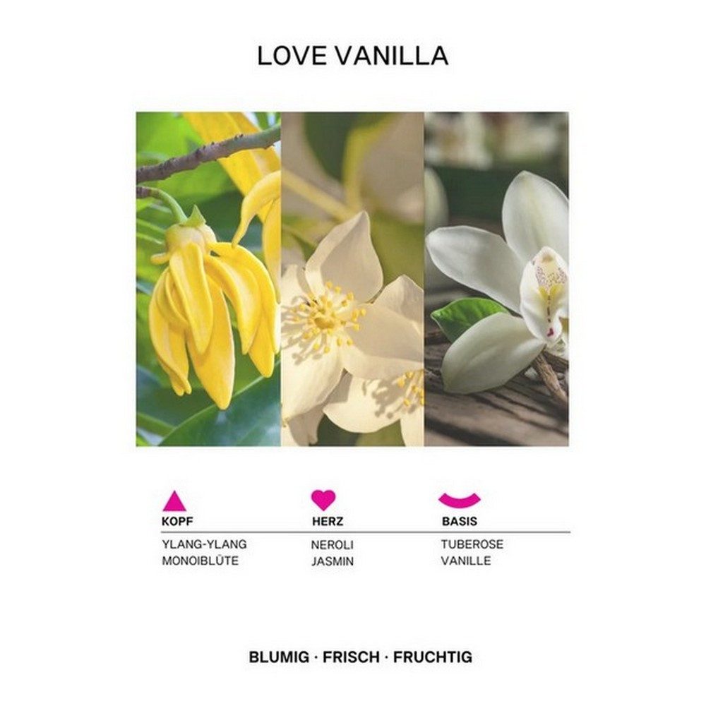 Bettina Barty Eau de Toilette Love Vanilla Eau de Toilette Natural Spray, Sinnliche Eleganz und pure Weiblichkeit
