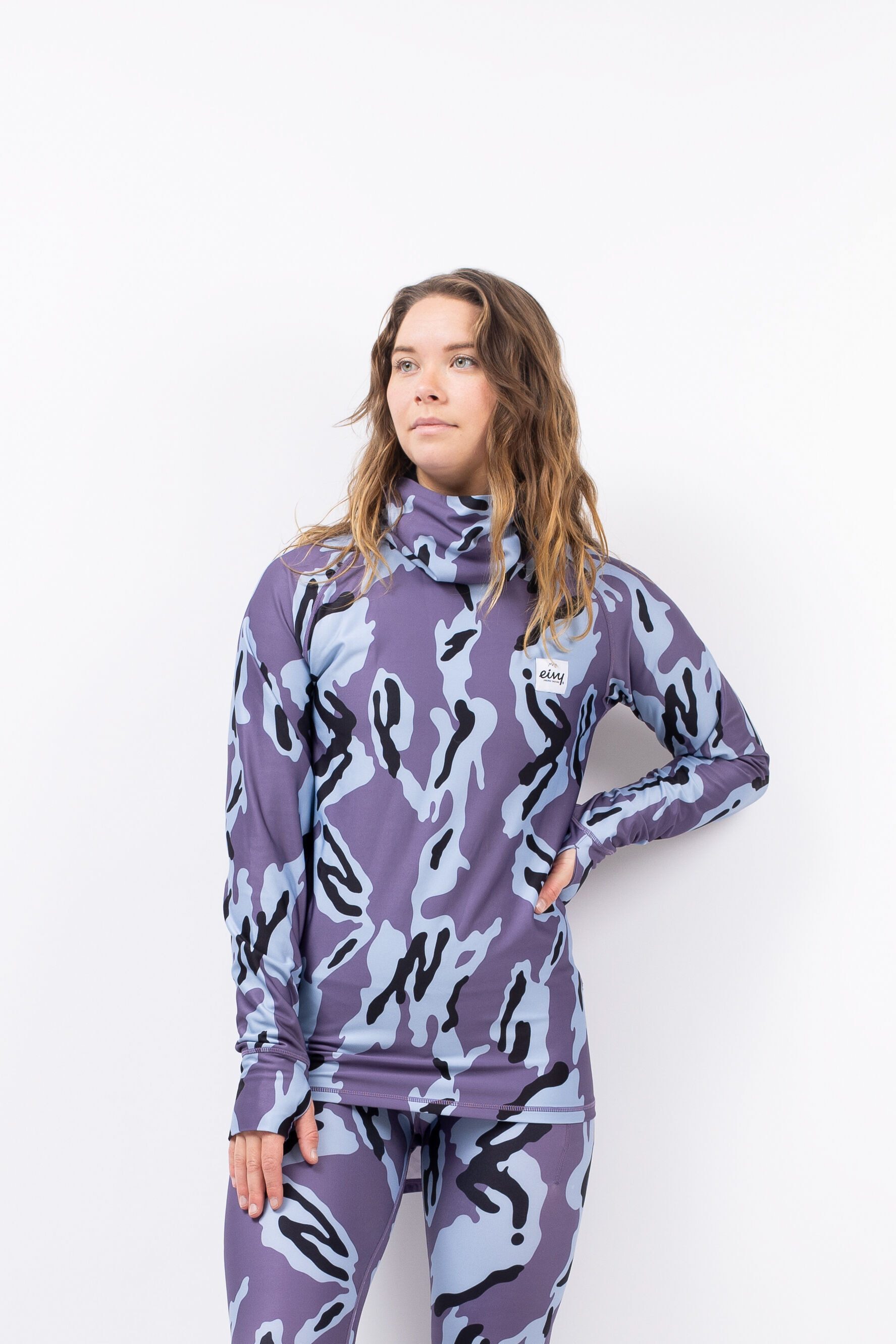 Eivy Langarmshirt (1-tlg) mit extra hohem Kragen