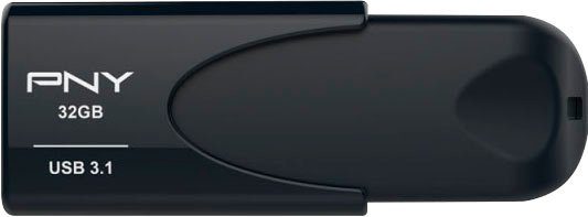 PNY Attache 4 USB-Stick (USB 3.1, Lesegeschwindigkeit 80 MB/s)