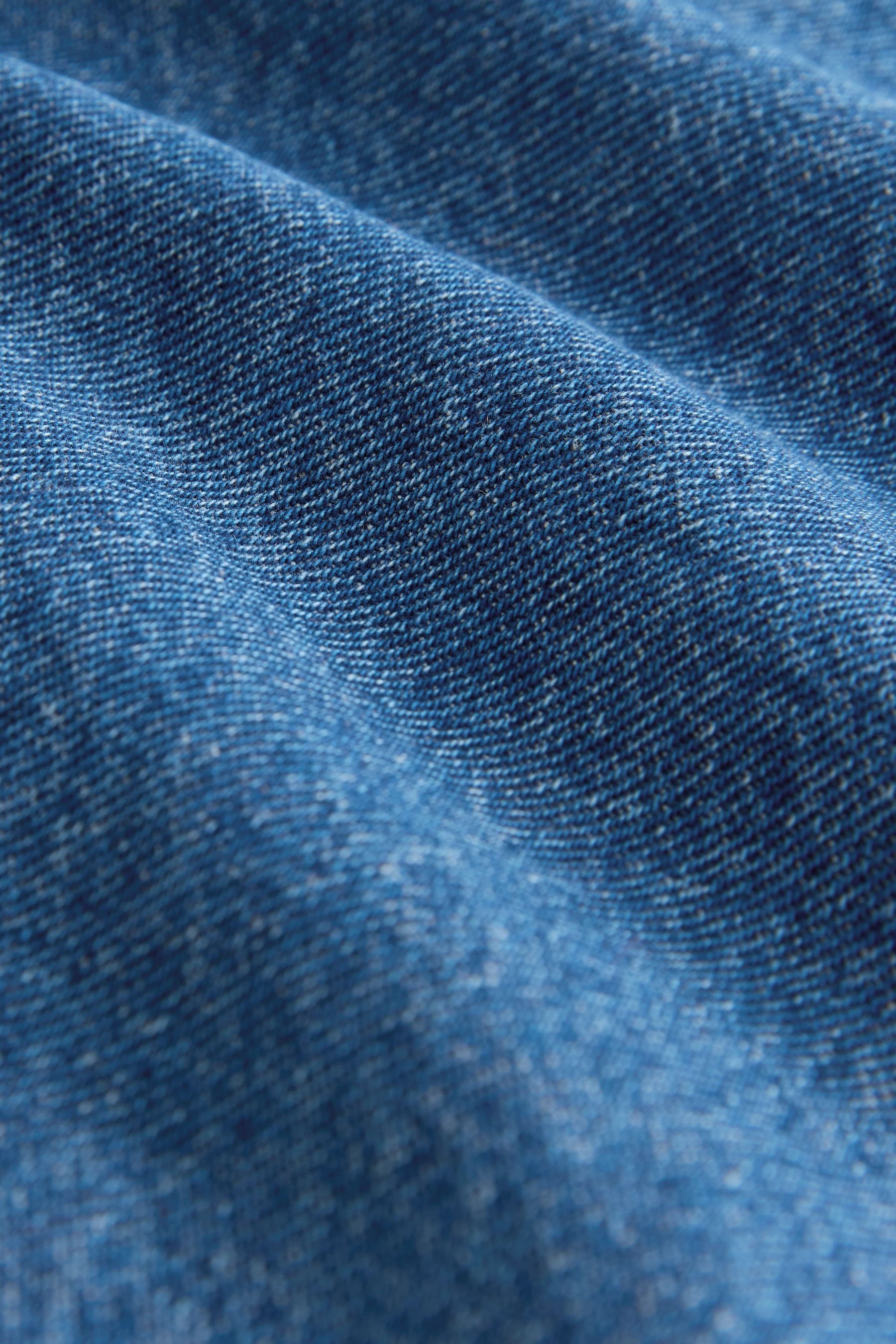Next Minikleid Langärmeliges Denim-Minikleid im Utility-Stil günstig online kaufen