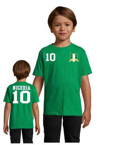 Blondie & Brownie T-Shirt Kinder Nigeria Sport Trikot Fußball Weltmeister Meister WM Afrika Cup