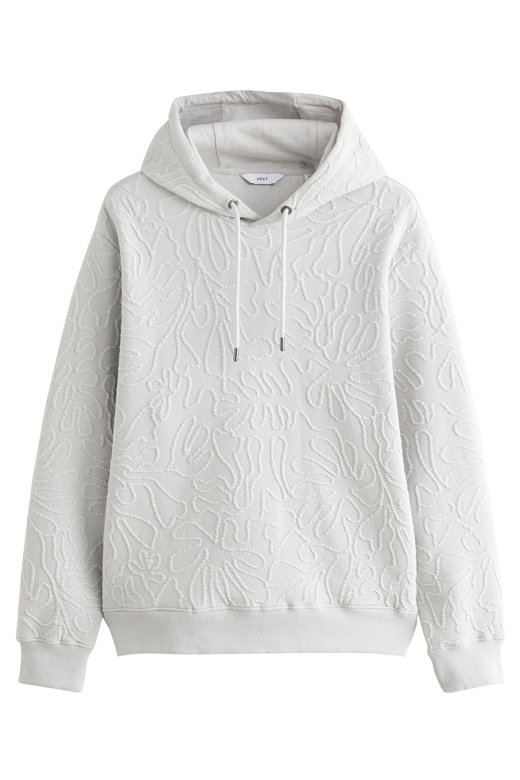 Next Kapuzensweatshirt Strukturiertes Hoodie mit Blumenmuster günstig online kaufen