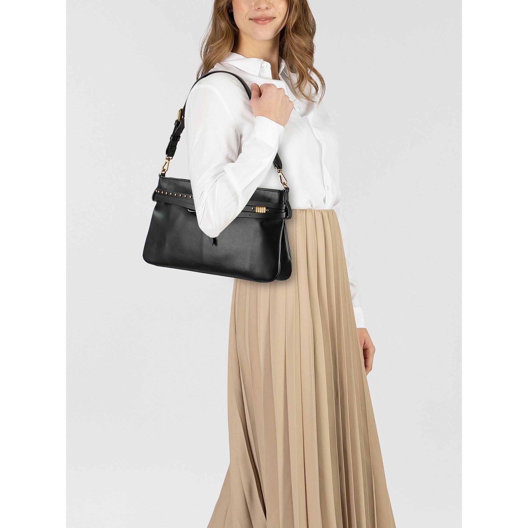PINKO Schultertasche Belt Bag Classic, Leder
