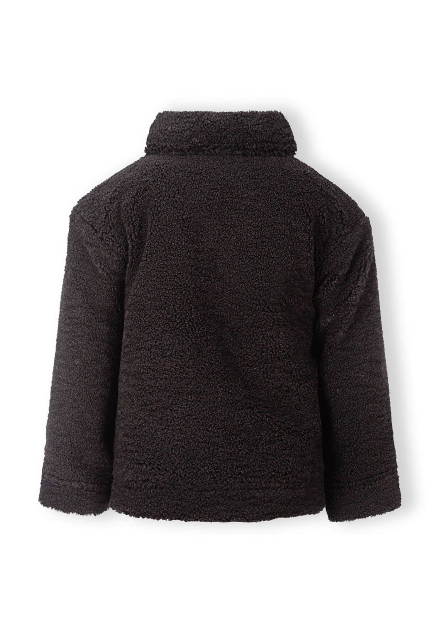 MINOTI Fleecejacke Borg Übergangsjacke mit Reißverschluss und Taschen (2–14y) schnelltrocknend, kuschelig
