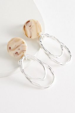 Next Paar Ohrhänger Ohrhänger aus Kunstharz und Recyclingmetall (1-tlg)