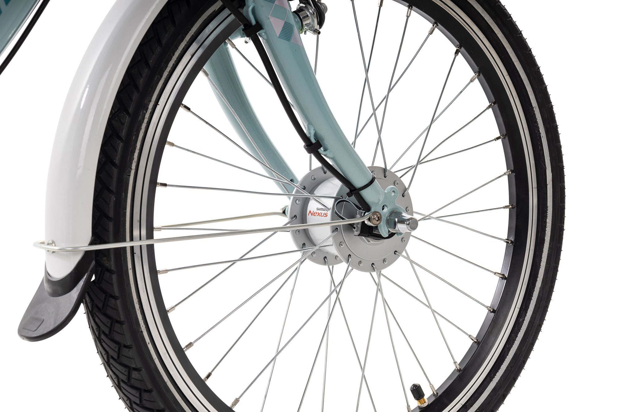 Maxim Kinderfahrrad Liria 20 7 Wave, 7 Gang Shimano Nexus 7 SG-C3001-7C Rücktritt Schaltwerk, Nabenschaltung Rücktritt, Kinderfahrrad 20 Zoll blau
