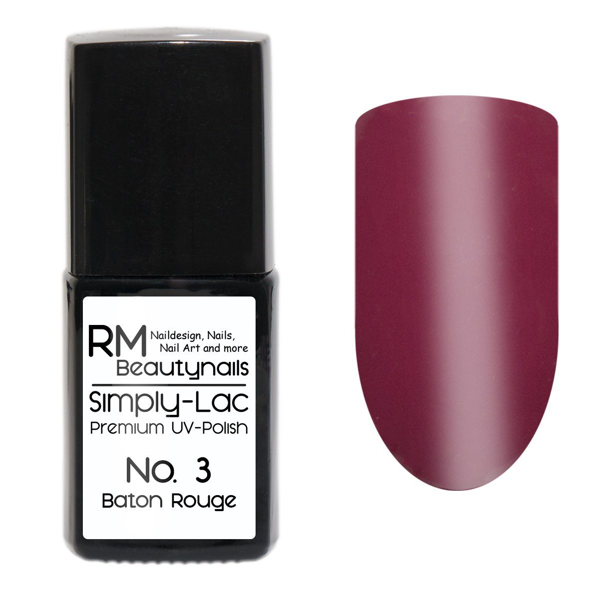 RM Beautynails UV-Nagellack Simply Lac Premium UV-Nagellack UV-Polish 10ml Baton Rouge