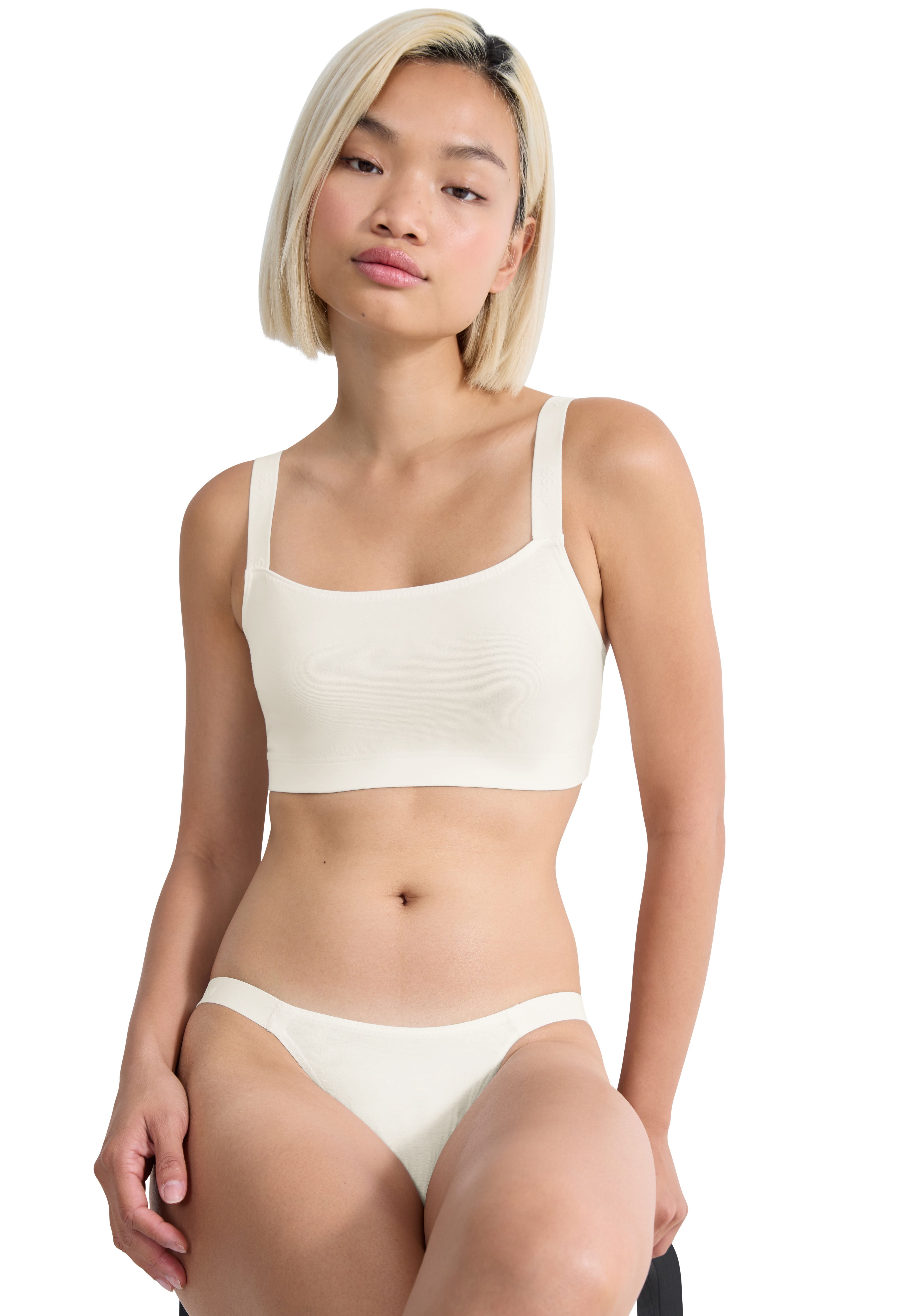 sloggi Bustier GO Casual weiche und atmungsaktive Baumwollqualität