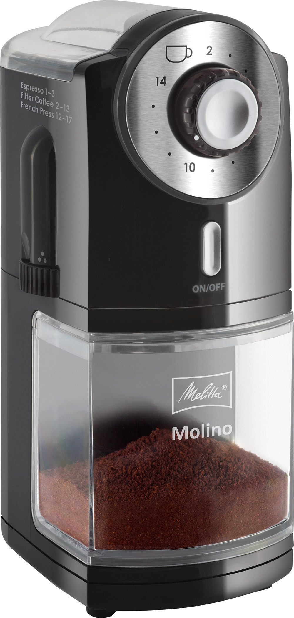 Melitta Kaffeemühle Melitta 1019-02 Molino Kaffeemühle schwarz