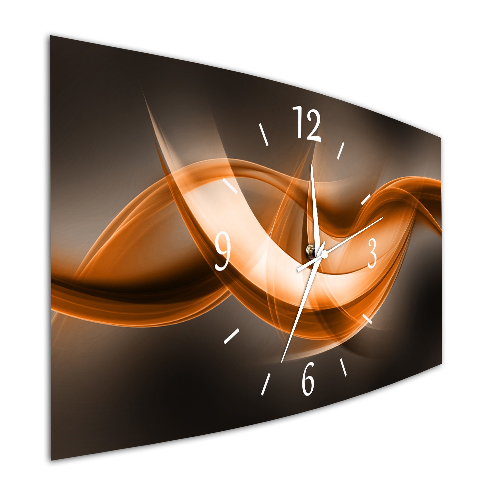 Bilder-Manufaktur Wanduhr BM-9602-1 (Wanduhr, Funkuhr oder Quarzuhr, kein Ticken, lautlos und geräuschlos)