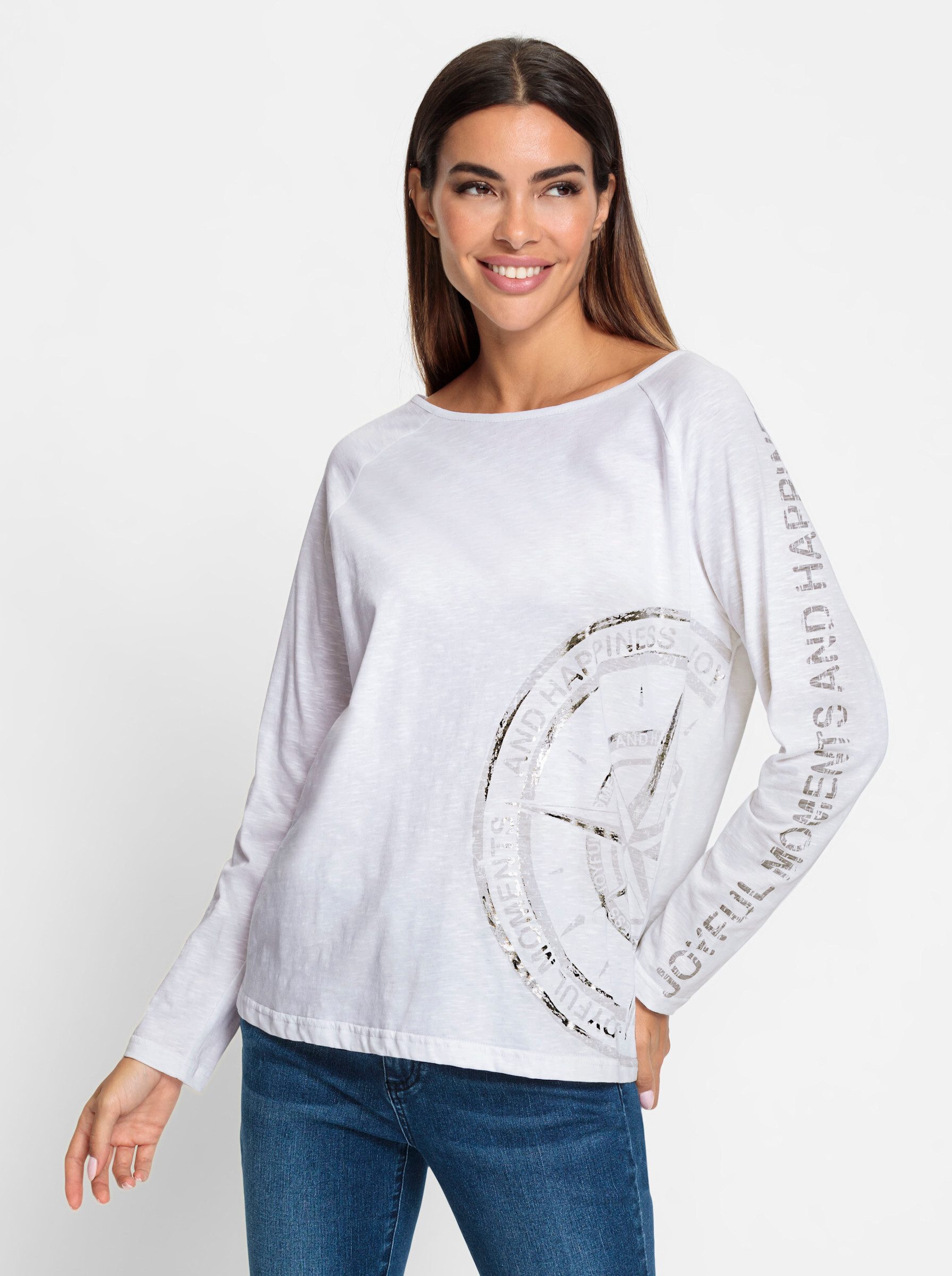 heine Shirtjacke Print-Shirt