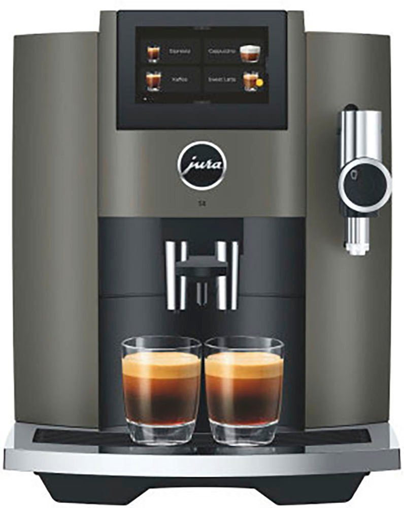 JURA Kaffeevollautomat 15480 S8 (EB), Dark Inox, 27 Spezialitäten, Touch, Sweet Foam & Sirupaufsatz – Bild 2 von 5