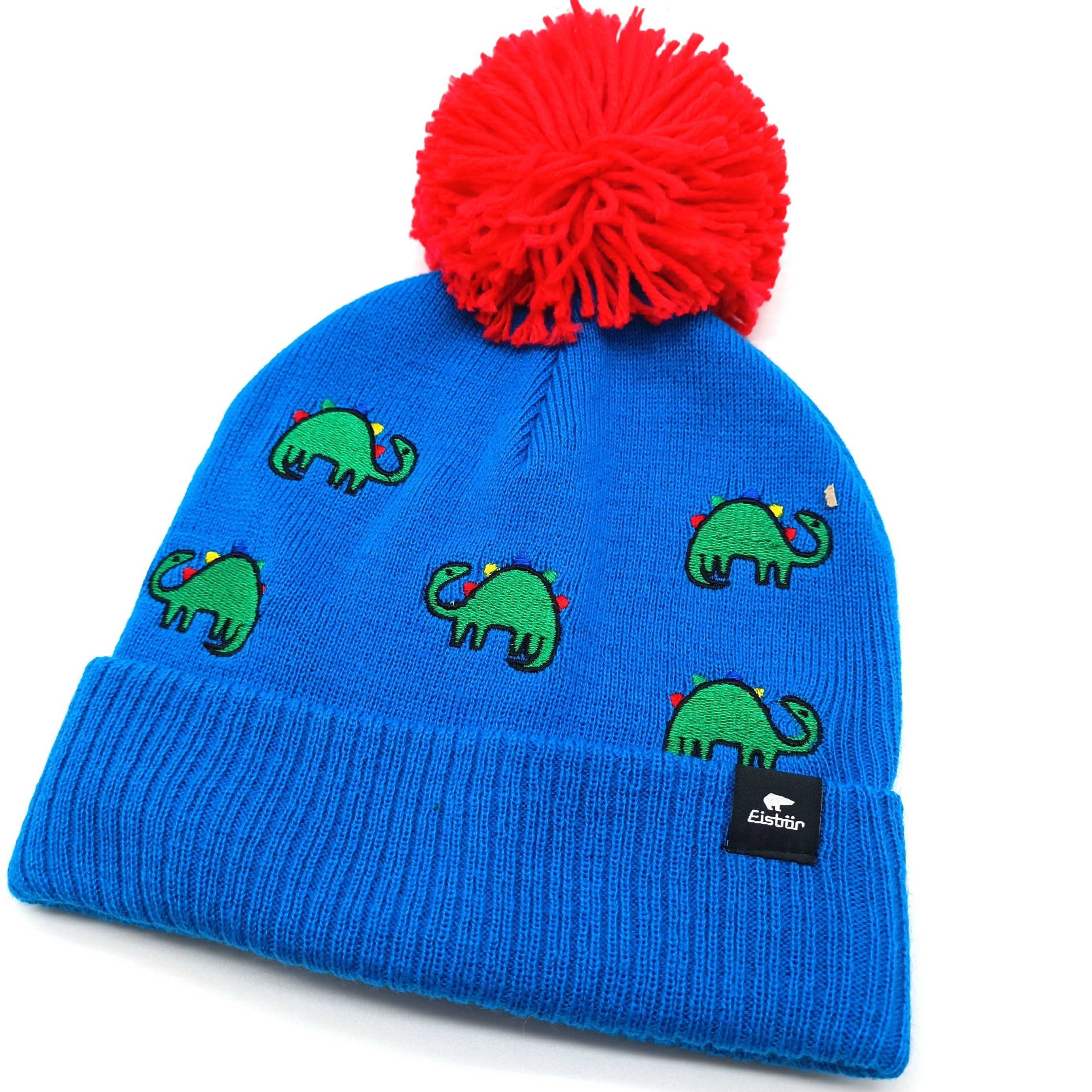 Eisbär Jerseymütze Talur Pompon Kids 026 blau
