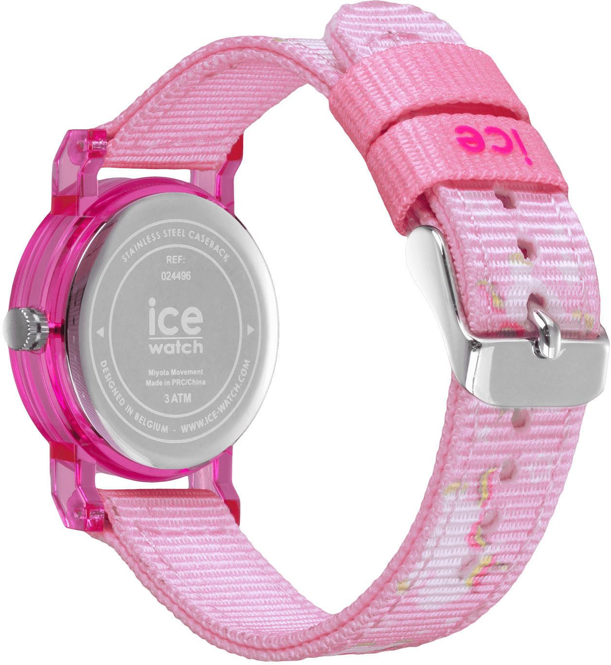 ice-watch Quarzuhr ICE learning - Girl - Extra Small - 3H 024496, Armbanduhr,Kinderuhr,Lernuhr,Mädchen,Schulanfang,Geschenkidee,Einhorn