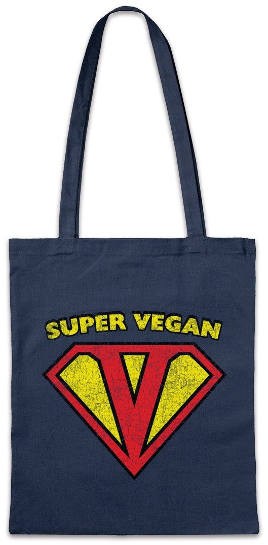 Beuteltasche Super Vegan Stofftasche Vegan Vegetables Vegetarianism Vegetarier