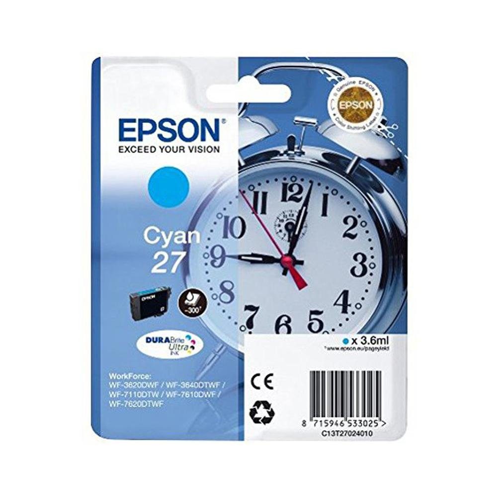 Epson 27 Tinte cyan Tintenpatrone