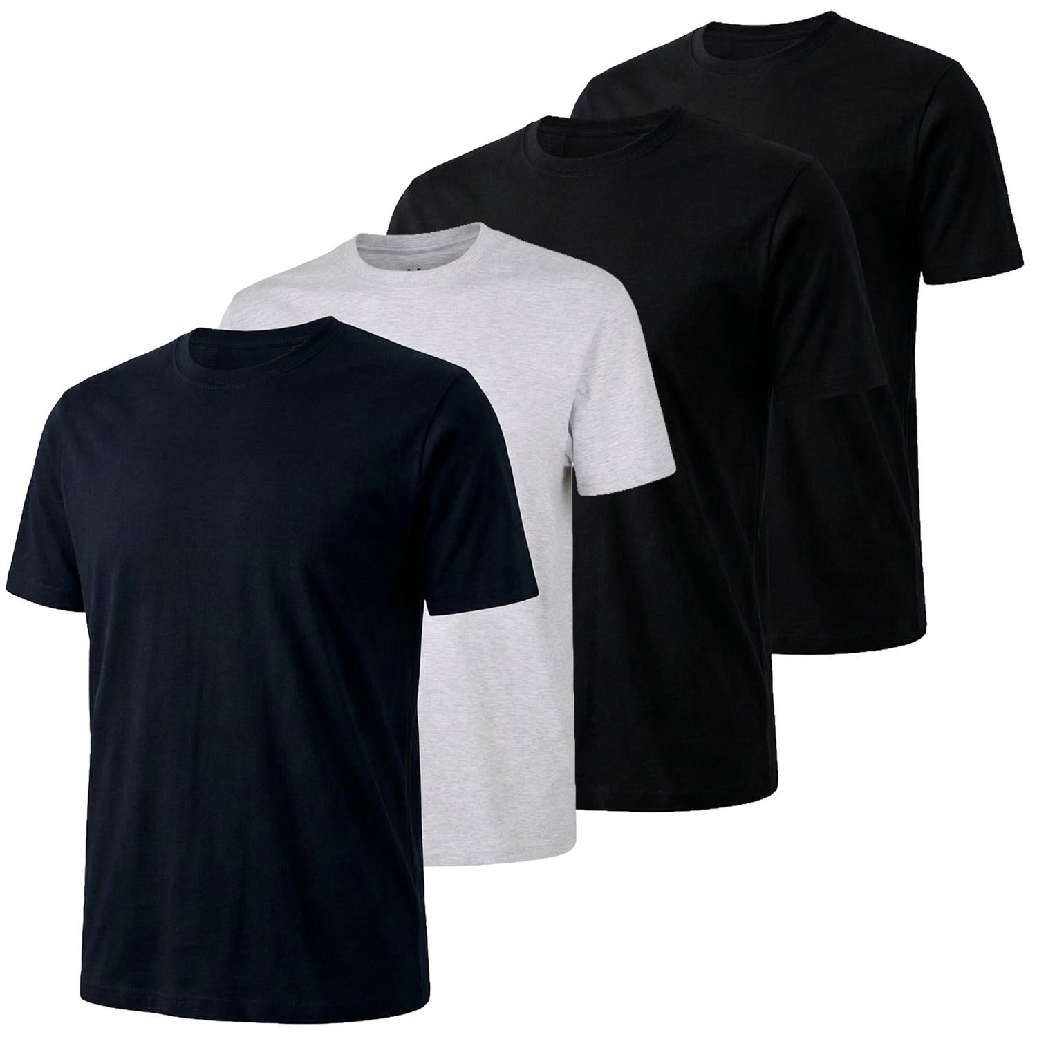 GÖTZBURG T-Shirt California (Sparpack) mit Rundhals-Ausschnitt, Premium-Qualität im 4er SPARPACK. € 37,90