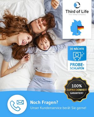 4-Jahreszeitenbett, AERO Ganzjahresdecke mit drei Lagen, Third of Life, Füllung: Atmungsaktive VentiFill® Funktionsfaser, Bezug: silikonisierte Kunstfaser, Steppdecke mit Ventilations- & Klimazonen, Sommer- & Winter-Decke