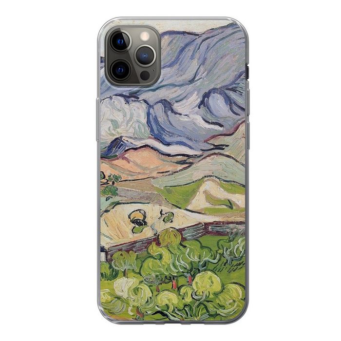 MuchoWow Handyhülle Die Alpen - Vincent van Gogh Handyhülle Apple iPhone 13 Pro Max Smartphone-Bumper Print Handy