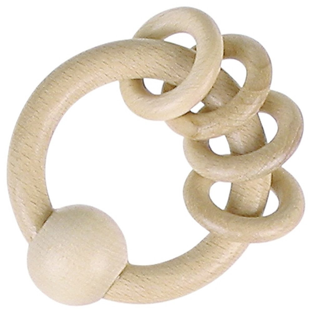 goki Greifling GOKI Greifling mit 4 Ringen, natur