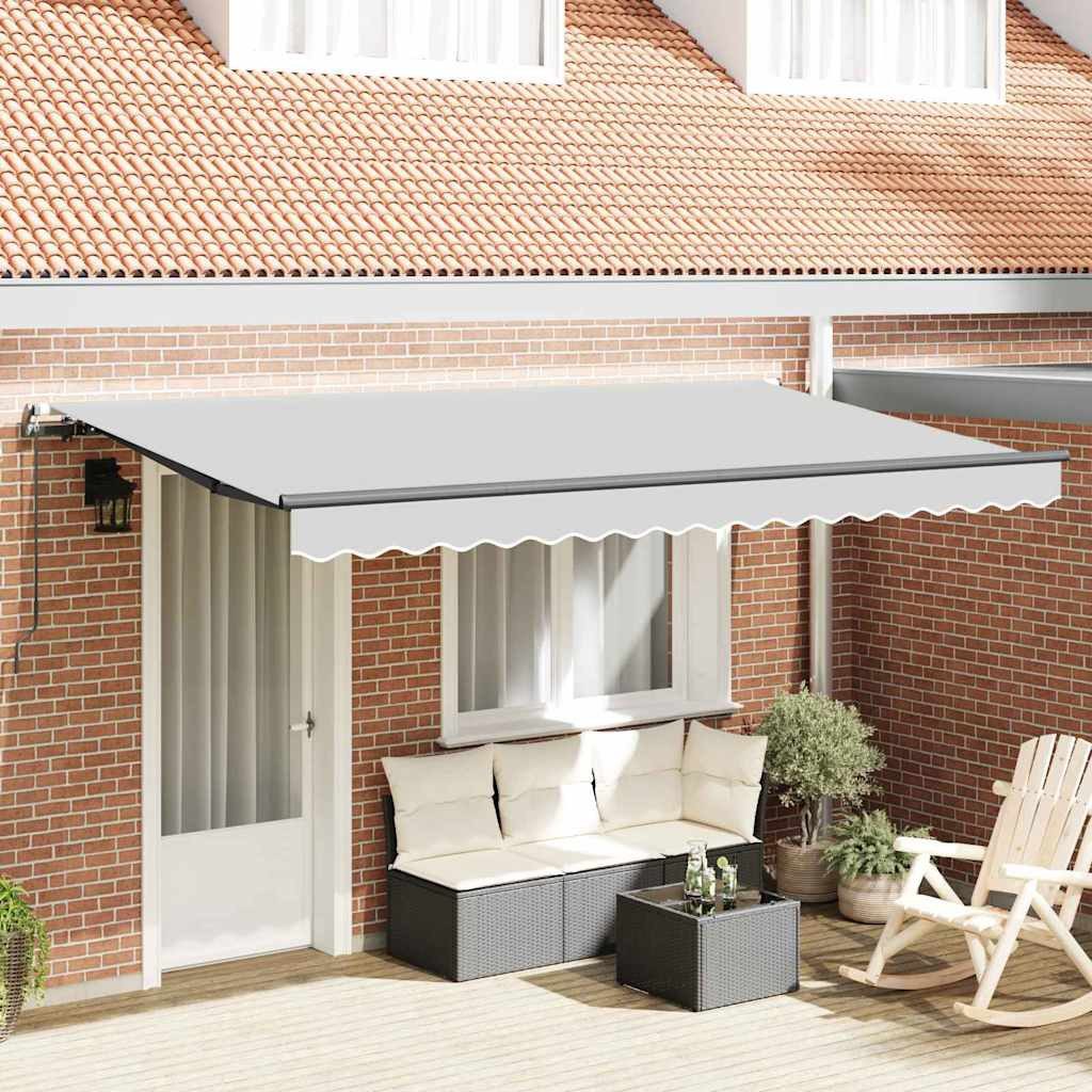 vidaXL Markise Markisenrahmen Anthrazit 4 x 2 m Metall (1-St)