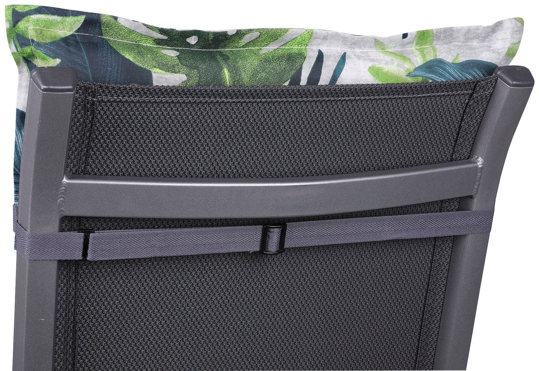 GO-DE Sesselauflage, (Set, 2 St), 120 x 50 cm, hoch