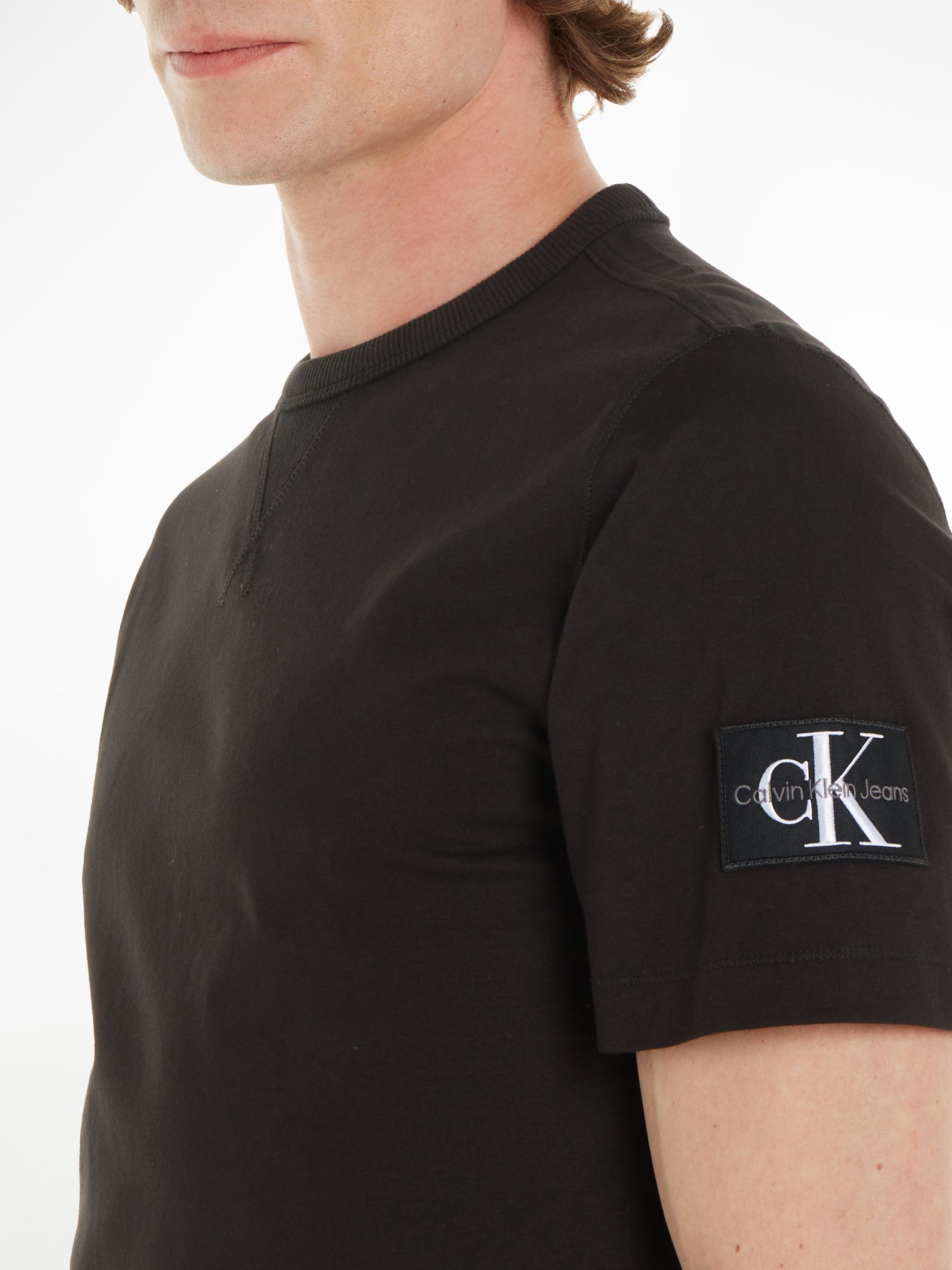 Calvin Klein Jeans T-Shirt TEE REGULAR schwarz BADGE