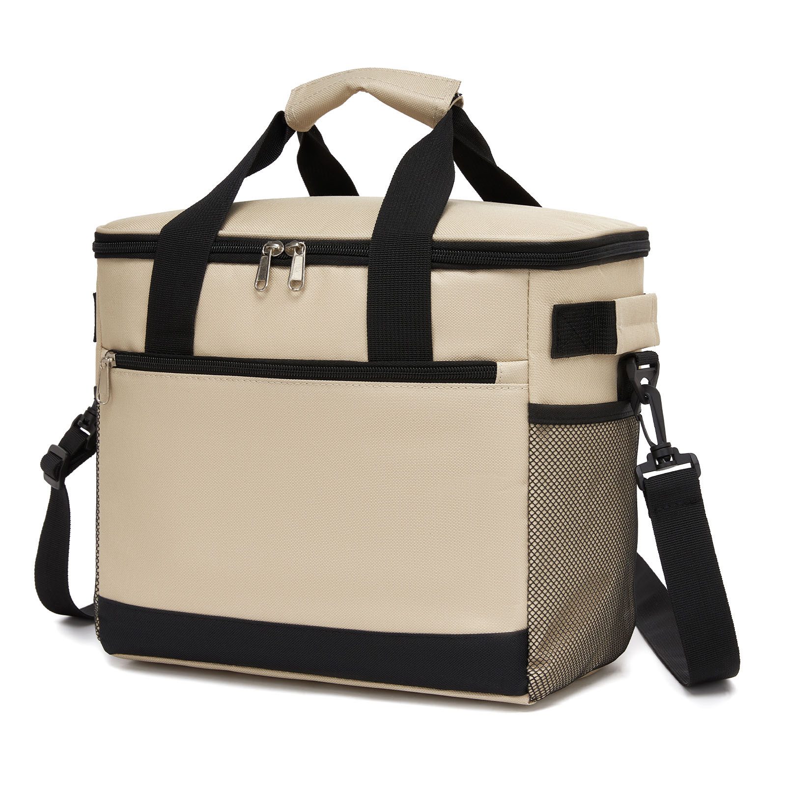 Picknicktasche, Große isolierte Kühltasche mit langer Kühl- und Warmhaltefunktion