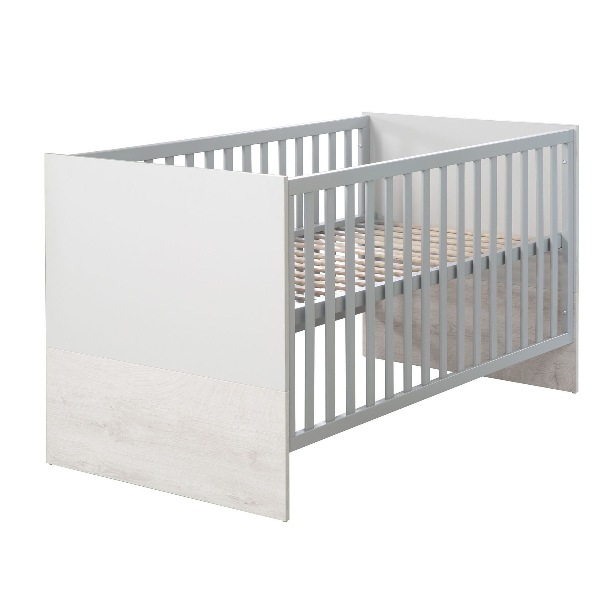 roba® Babyzimmer-Komplettset Babyzimmer roba MAREN 2 grau Kinderzimmer Komplettzimmer