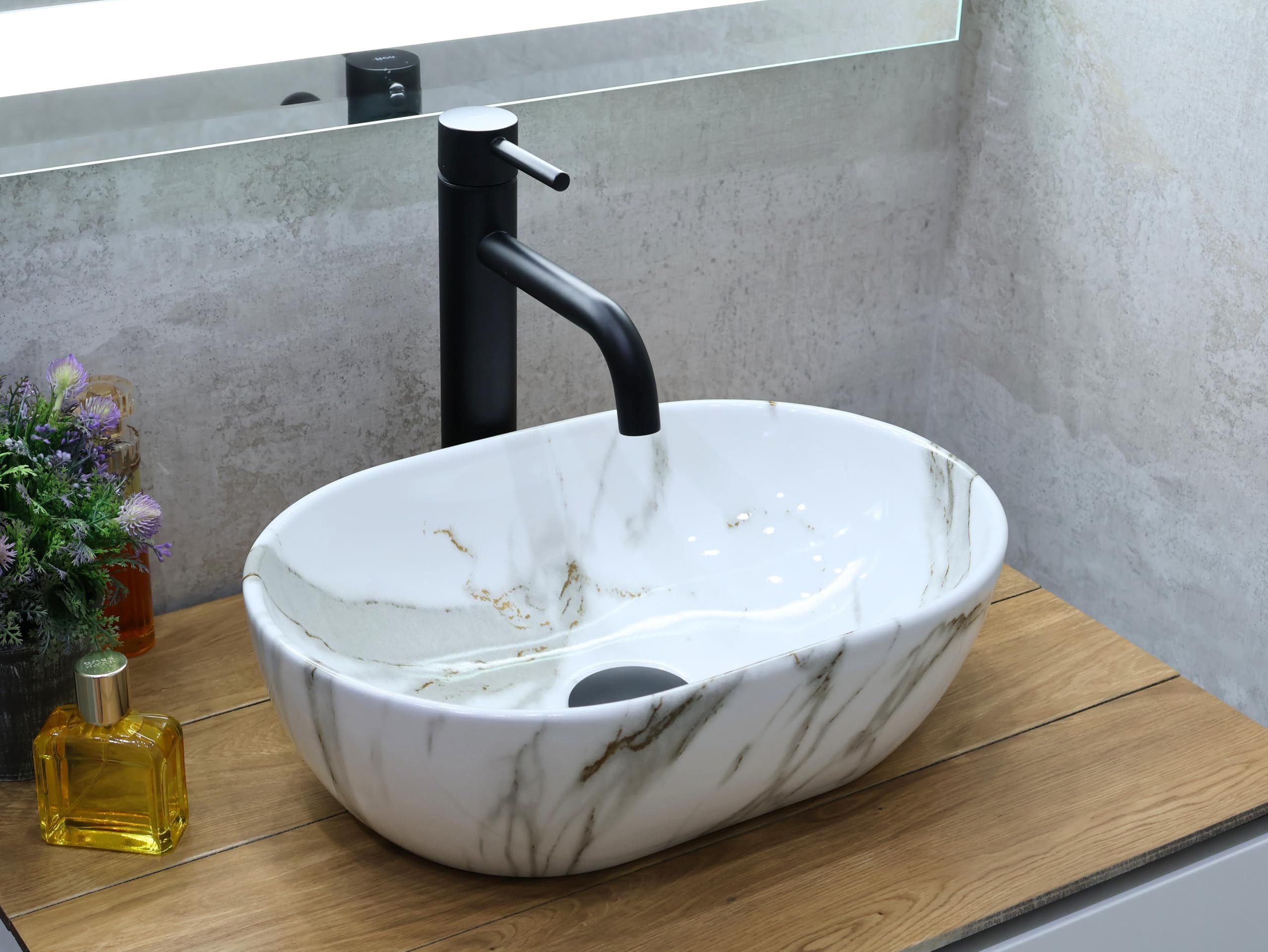 GTM Design Aufsatzwaschbecken AMELIA Modern Waschbecken günstig online kaufen