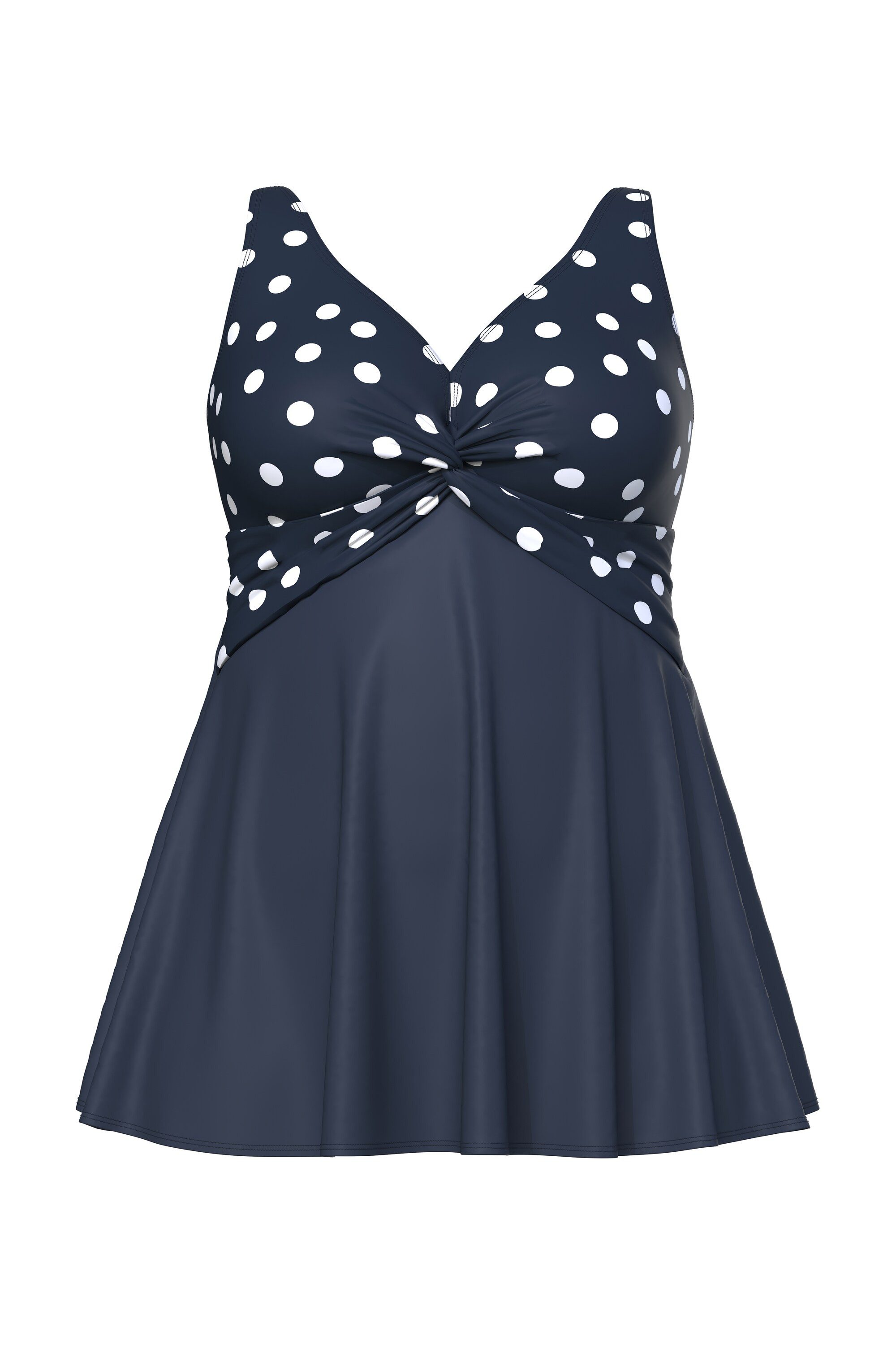 Ulla Popken Badekleid Badekleid Punkte Softcups recycelt günstig online kaufen