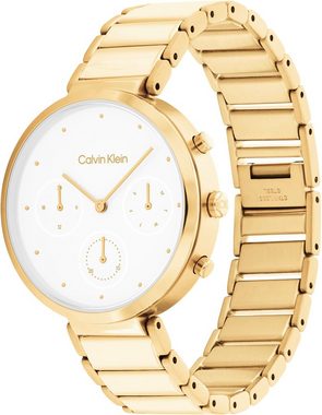 Calvin Klein Multifunktionsuhr TIMELESS, 25200284, Quarzuhr, Armbanduhr, Damenuhr, Datum, 12/24-Stunden-Anzeige