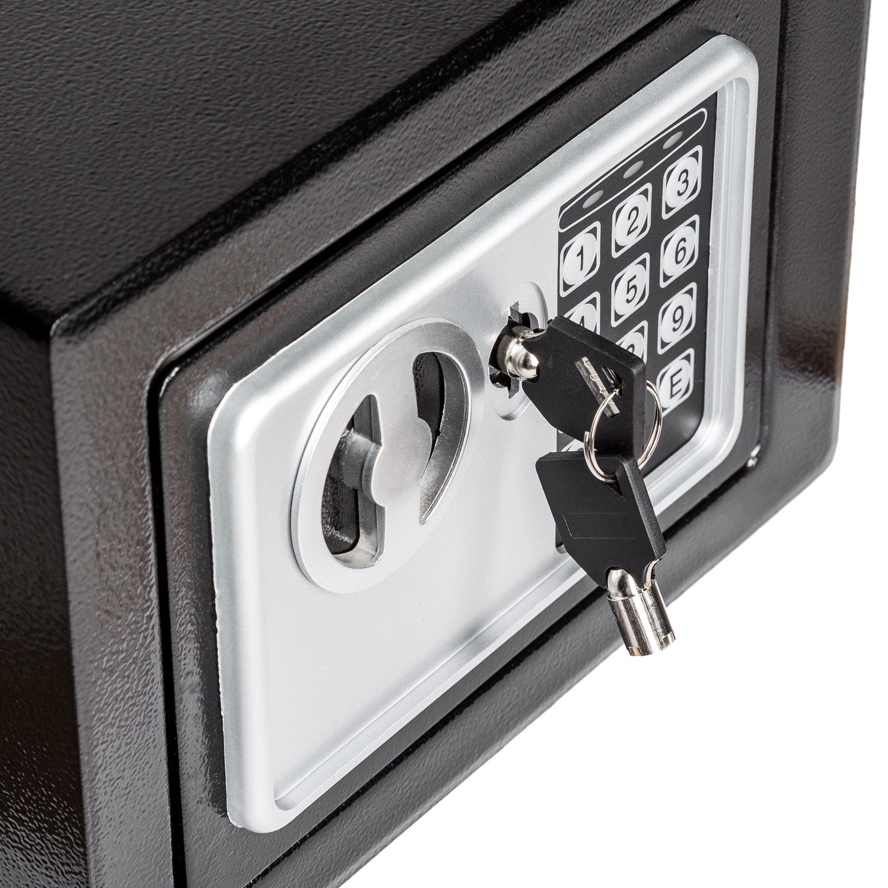 inkl., Tresor Schlüssel tectake mit Elektronischer Safe Tresor abschließbar