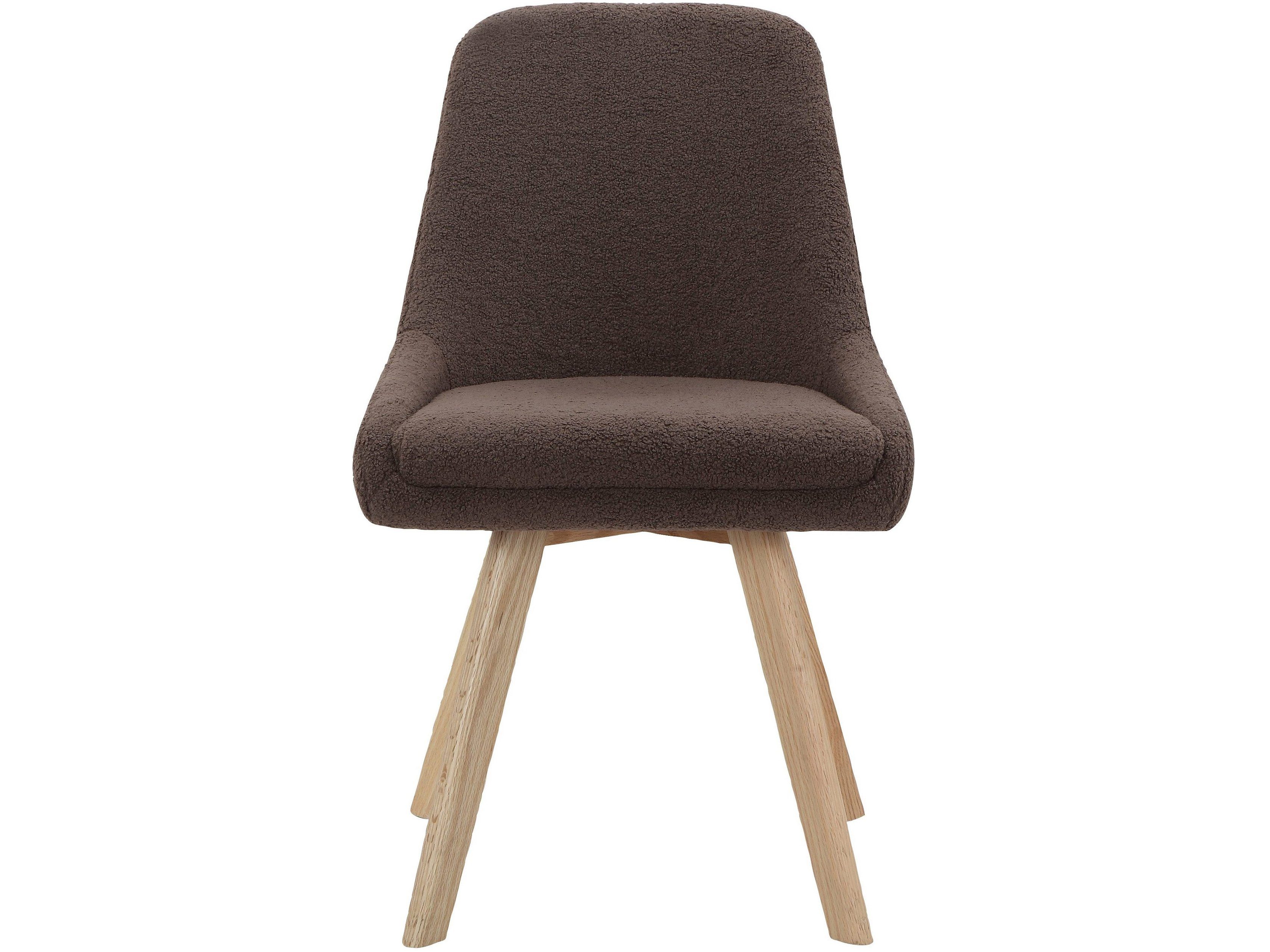 loft24 Esszimmerstuhl Rubin (2 St), Polsterstuhl mit Gestell aus massiver E günstig online kaufen