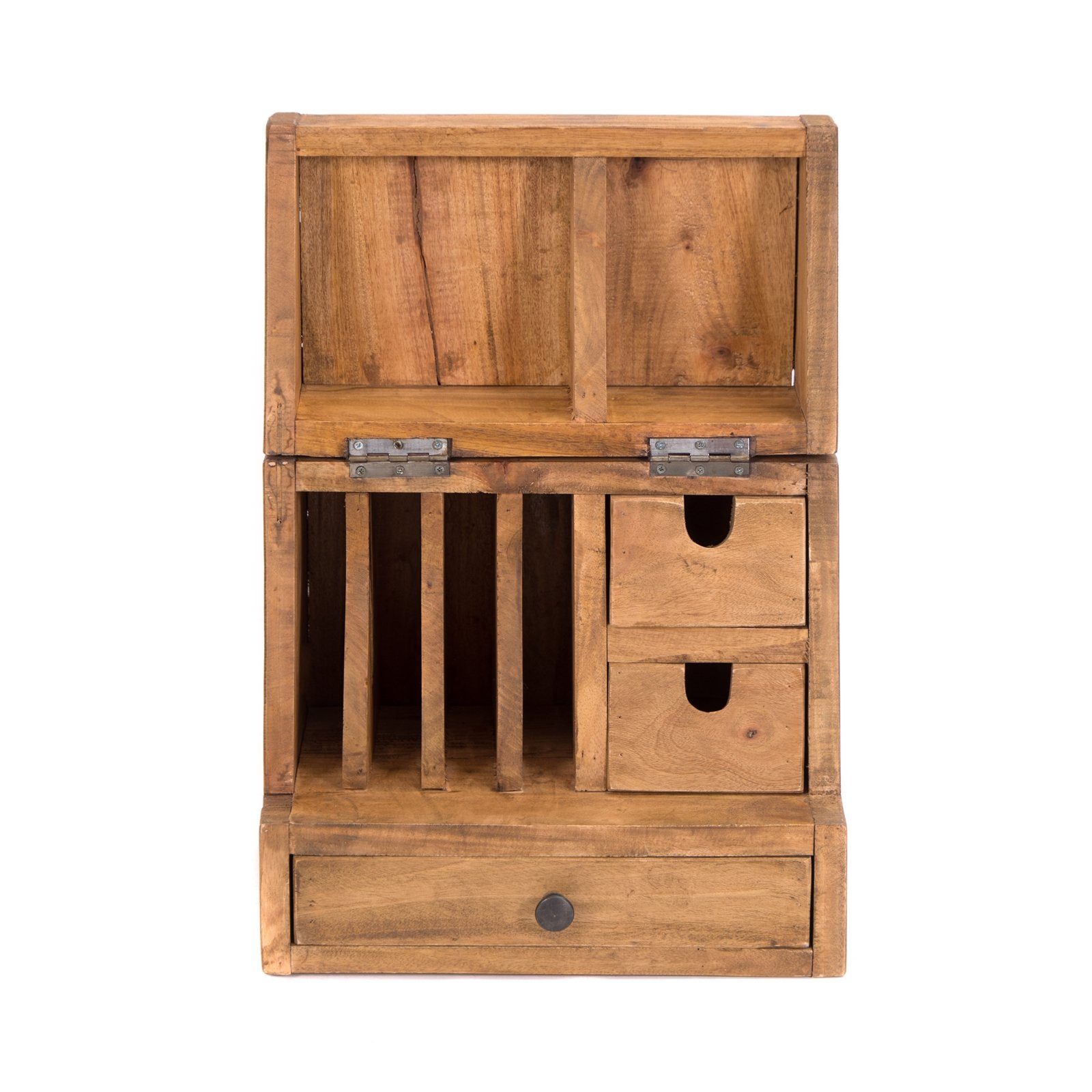 CREEDWOOD Aufbewahrungsbox BÜRO ORGANIZER "CASE", Altholz günstig online kaufen