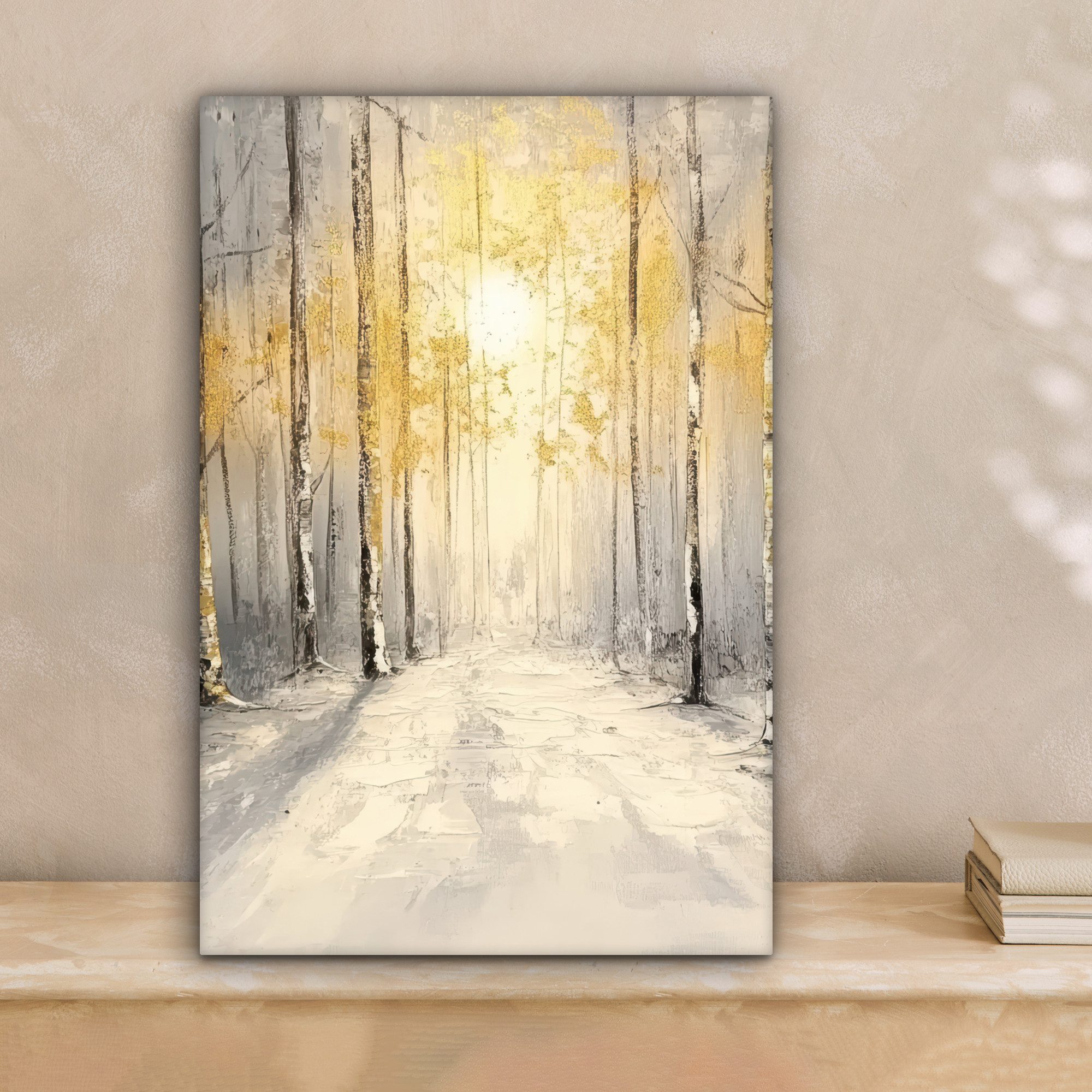 OneMillionCanvasses® Leinwandbild Winter - Abstrakt - günstig online kaufen