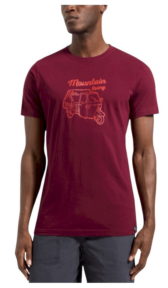 La Sportiva T-Shirt Wander-/Freizeit Ape - Mountain Living - (Baumwolle) weinrot Herren