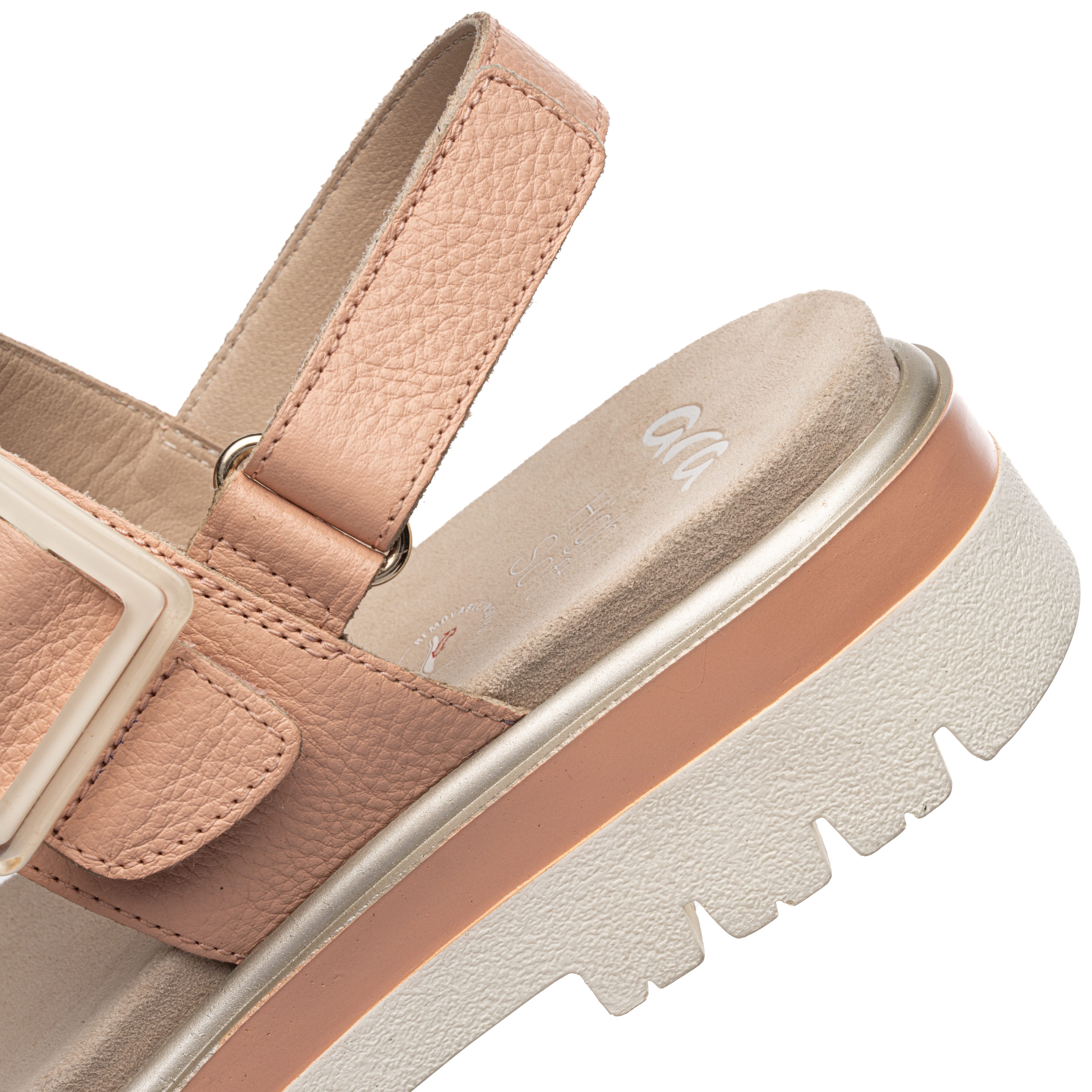 Ara MALAGA Keilsandalette Keilabsatz, Plateau, Riemchensandalette in bequemer Weite G (weit)