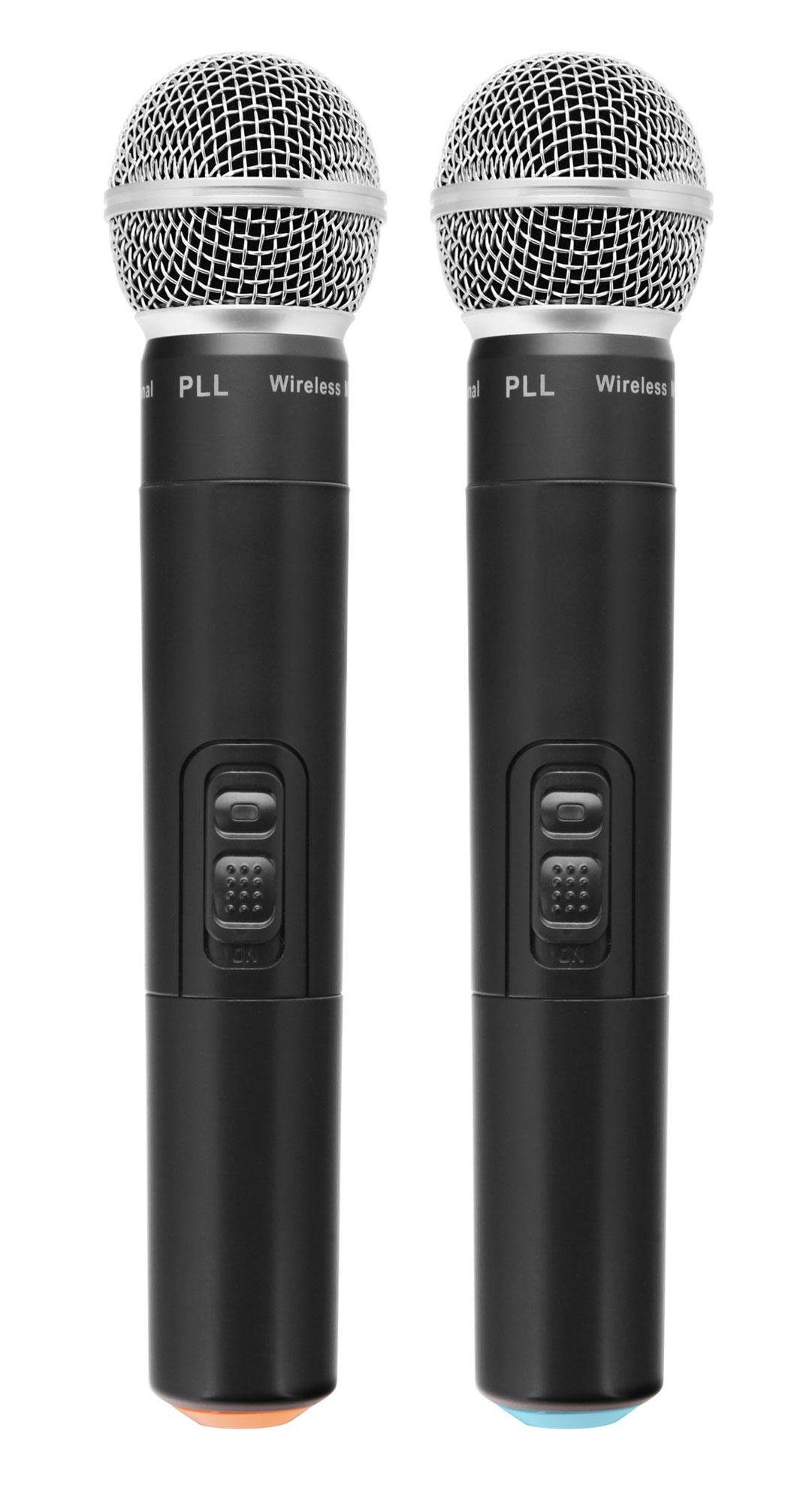 McGrey Mikrofon McGrey UHF-2V4H Quad Funkmikrofon Set, 2x Handmikrofon, 4 Headsets und Taschensender