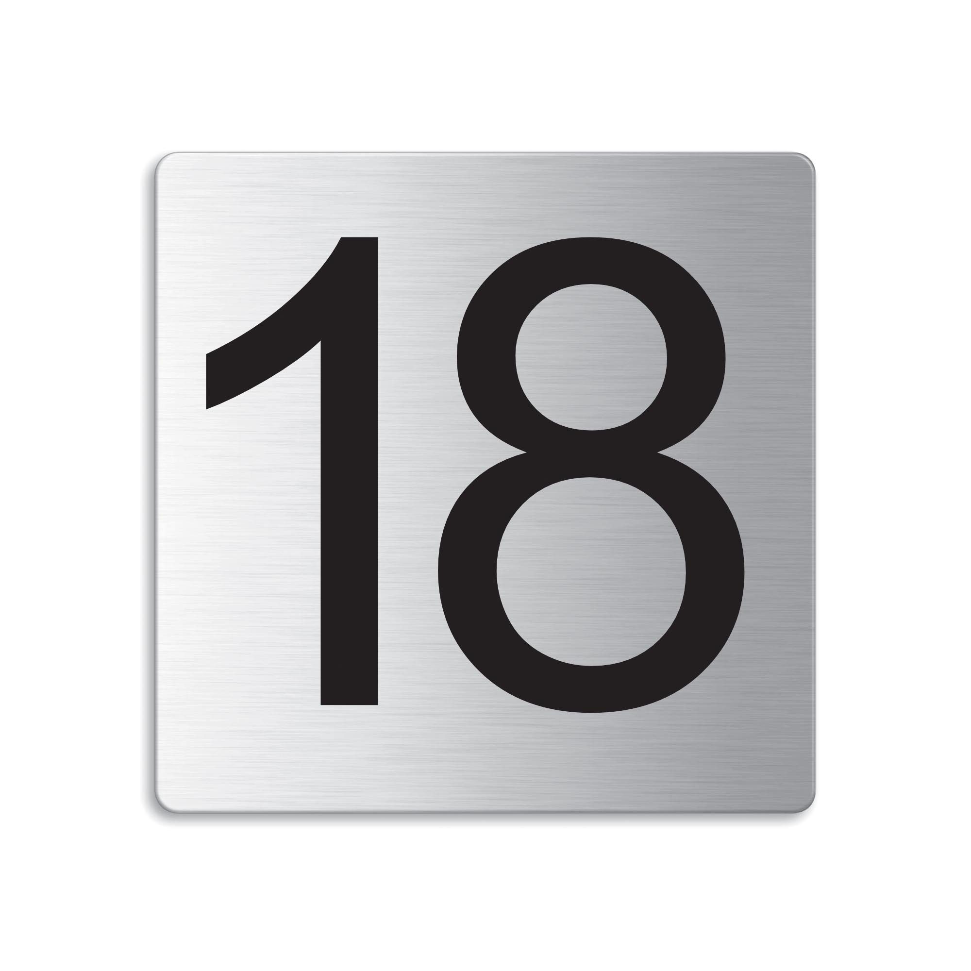 OFFORM DESIGN Hinweisschild Schild Zahl 1-50 für Türen Zimmer Briefkästen 85×85 mm selbstklebend, (1 St)