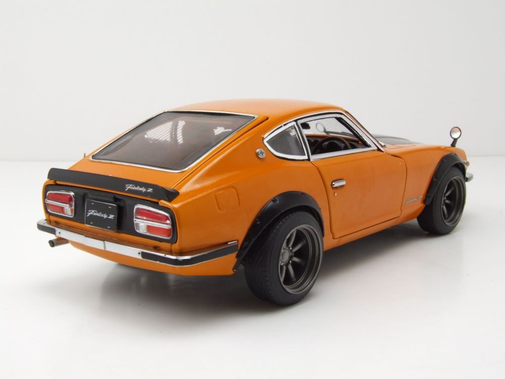 Sun Star Modellauto Datsun Fairlady Z (S30) 1971 orange Carbonhaube, Maßstab 1:18