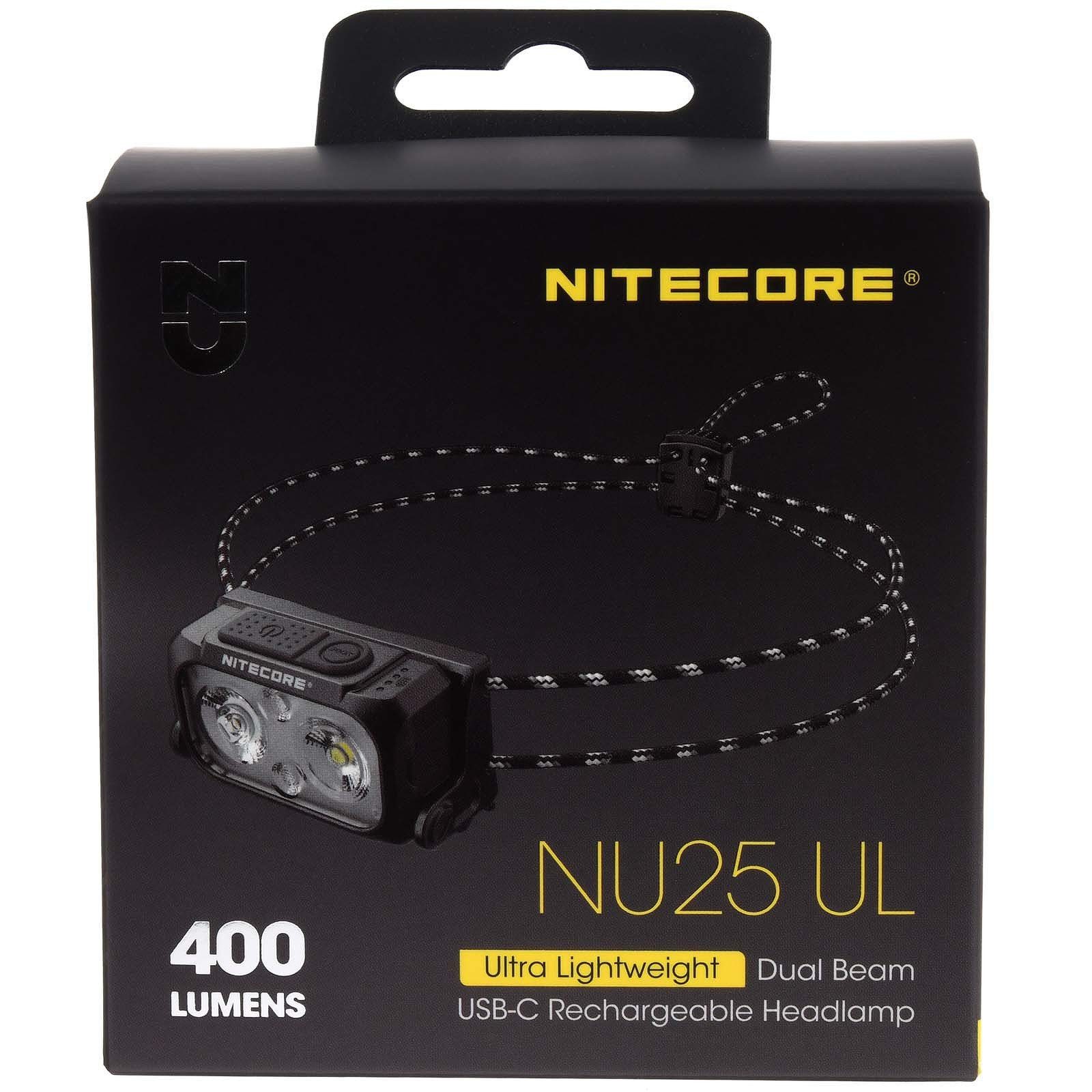Nitecore Stirnlampe HC65 V2 USB Schwarz