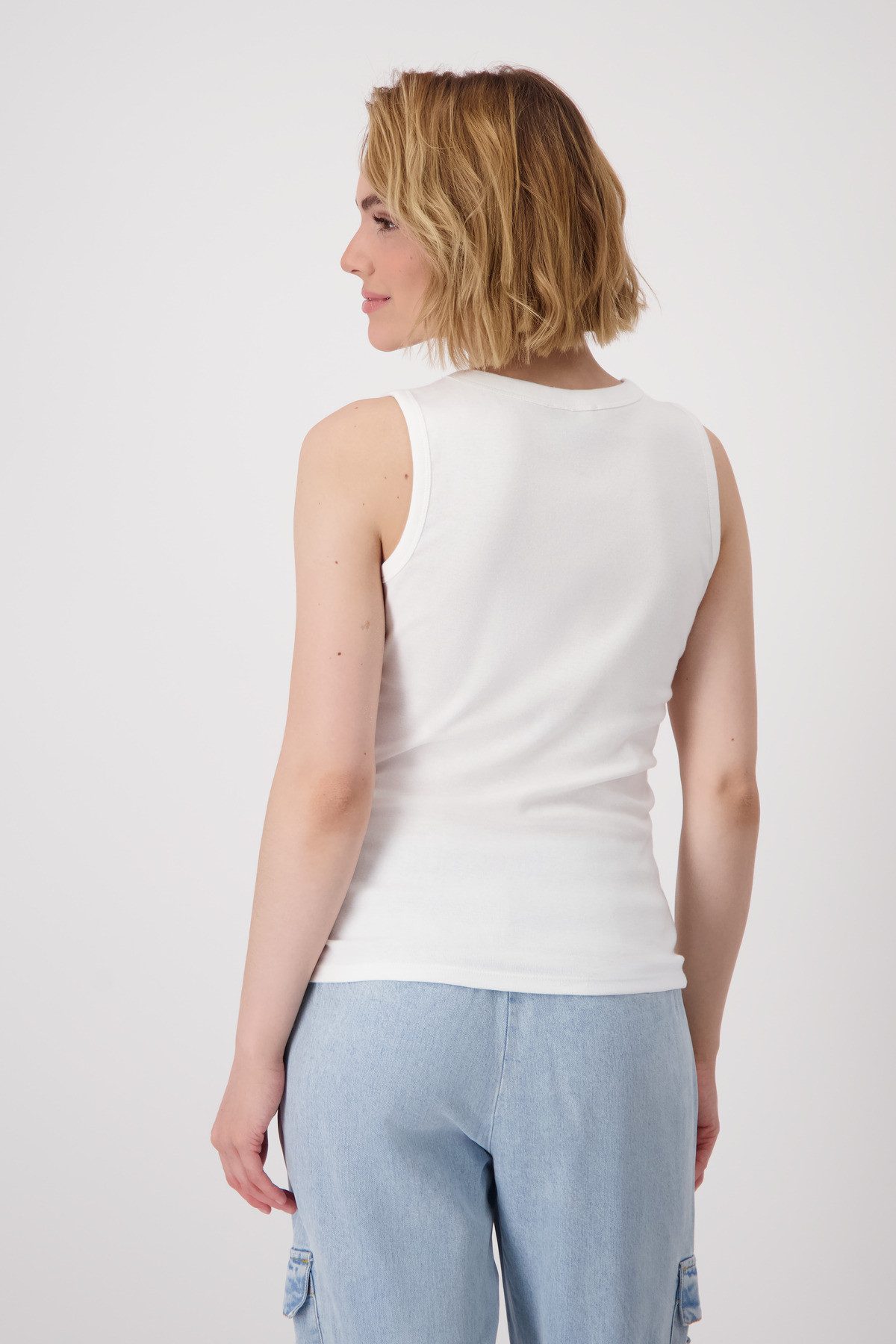 Monari Tanktop Top Koralle + Rippe günstig online kaufen