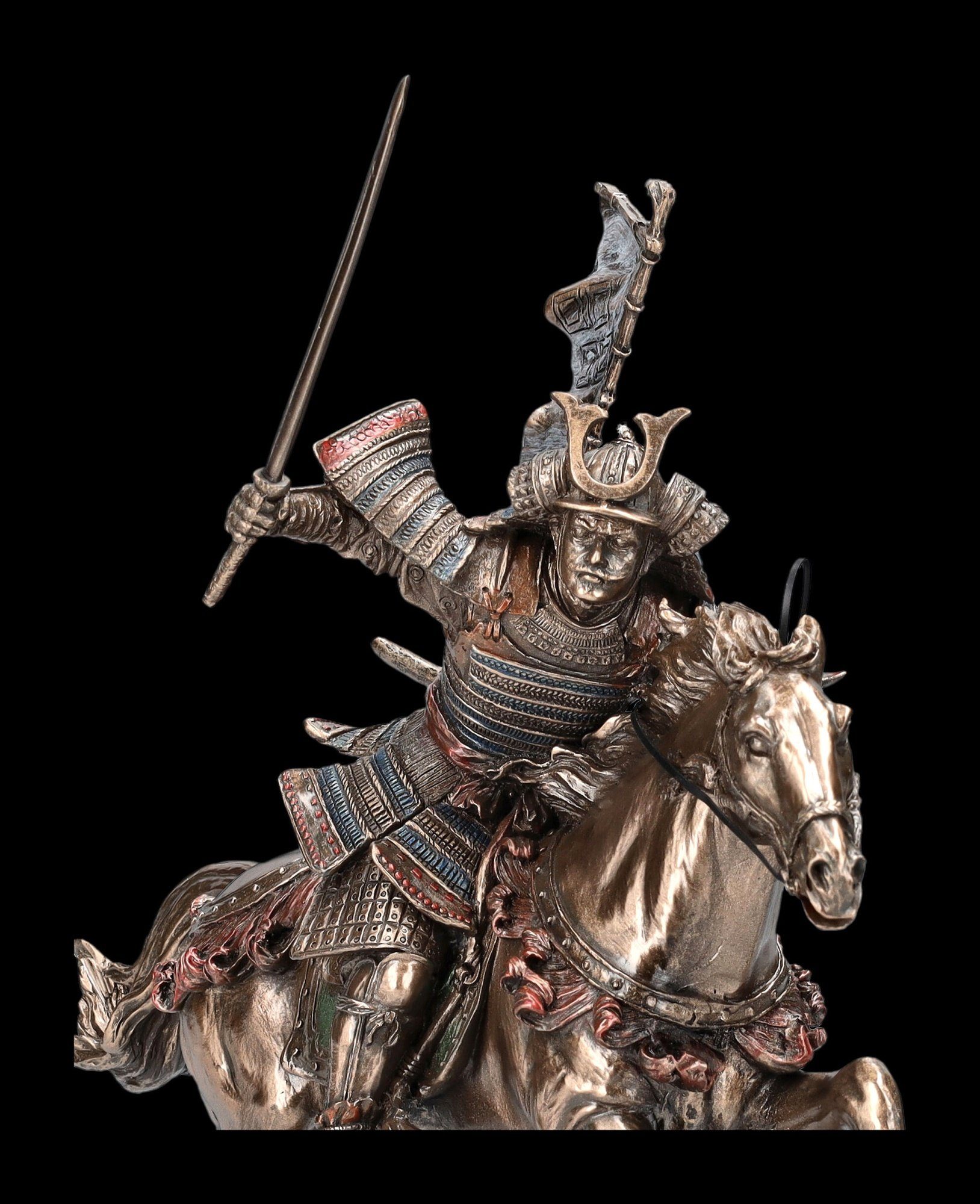Figur Samurai Dekofigur Reitender Mythologie Veronese Krieger mit - Figuren - - Dekofigur GmbH Schwert Shop