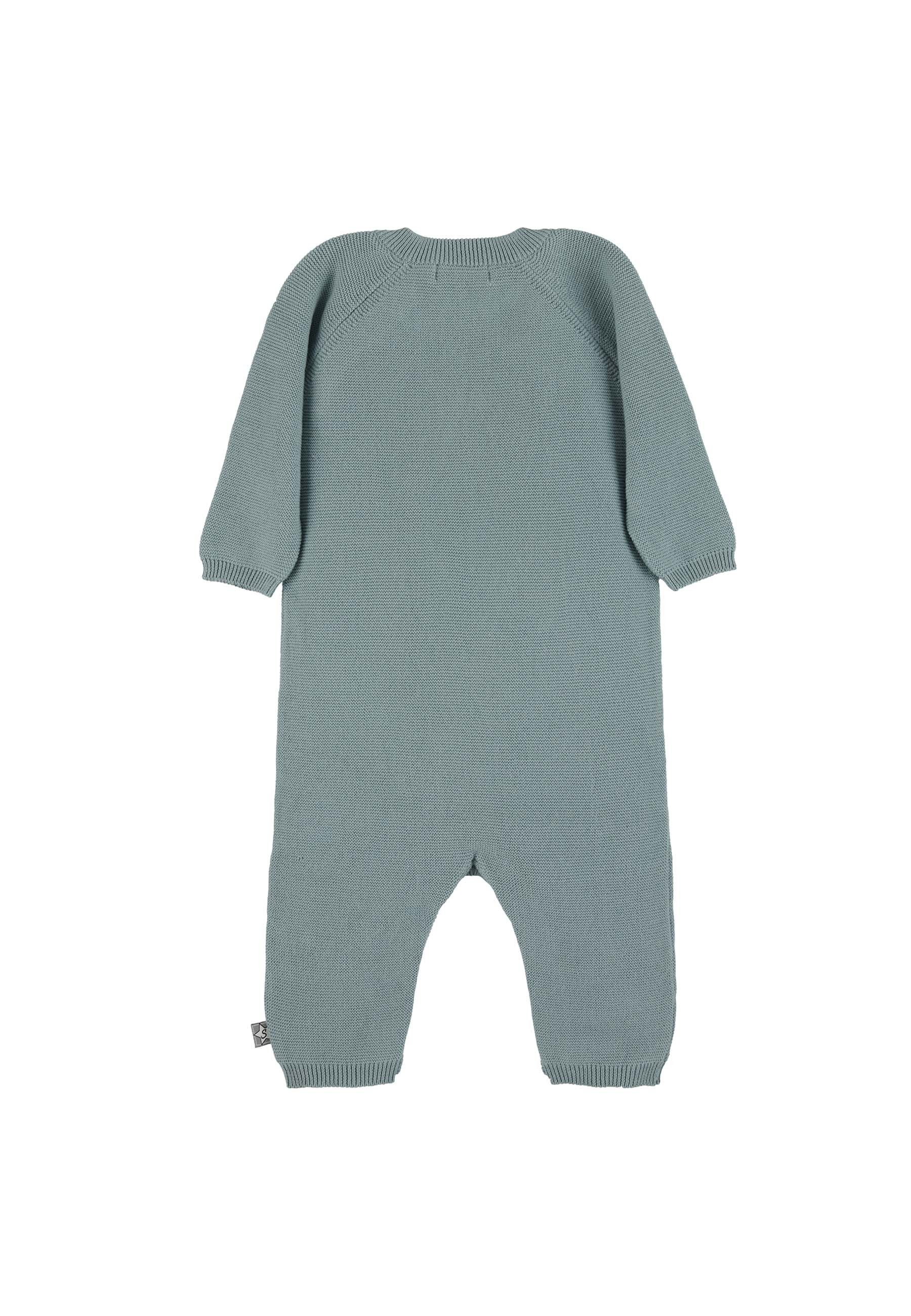 Sterntaler® Strampler Sterntaler® GOTS Strick-Einteiler (1-tlg) GOTS-Strick-Einteiler aus Bio-Baumwolle, Sternstrick, Knopfleisten